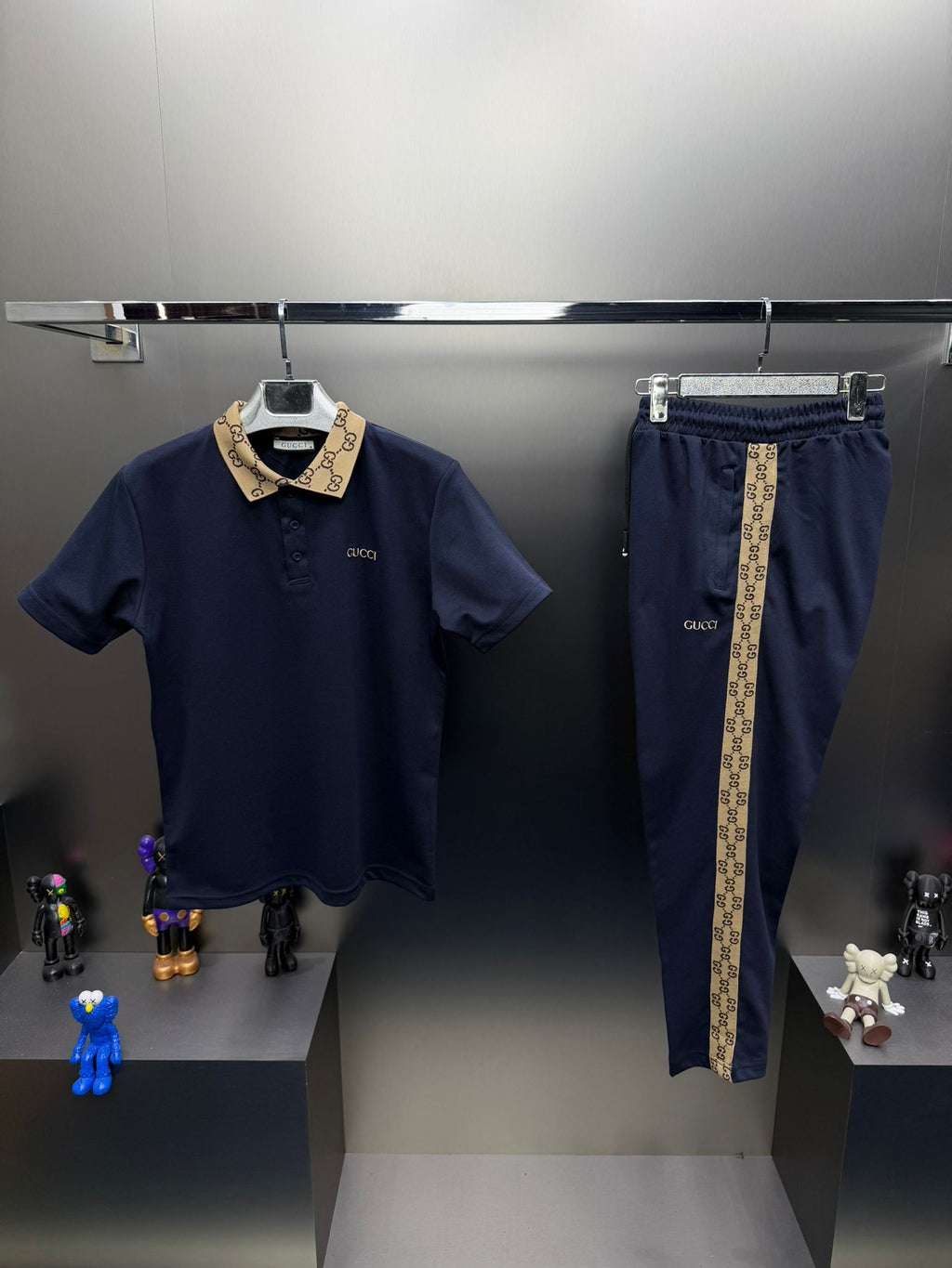 Gucci Lacivert İthal Yazlık Eşofman Takımı