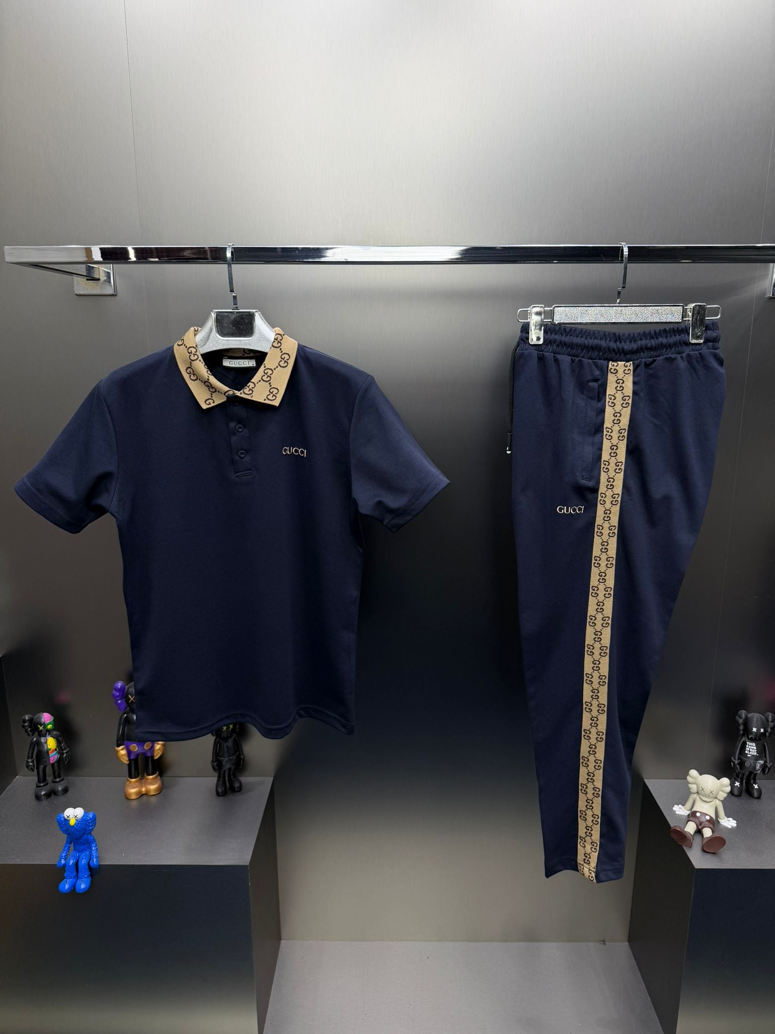 Gucci Lacivert İthal Yazlık Eşofman Takımı