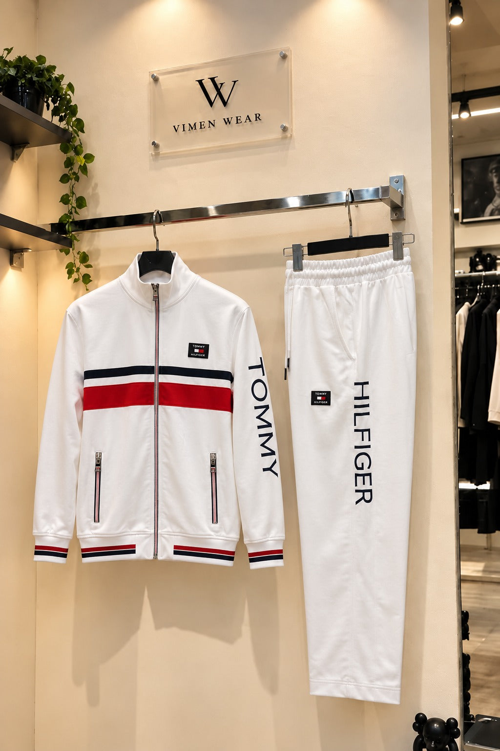 Tommy Hilfiger Beyaz İthal Eşofman Takımı