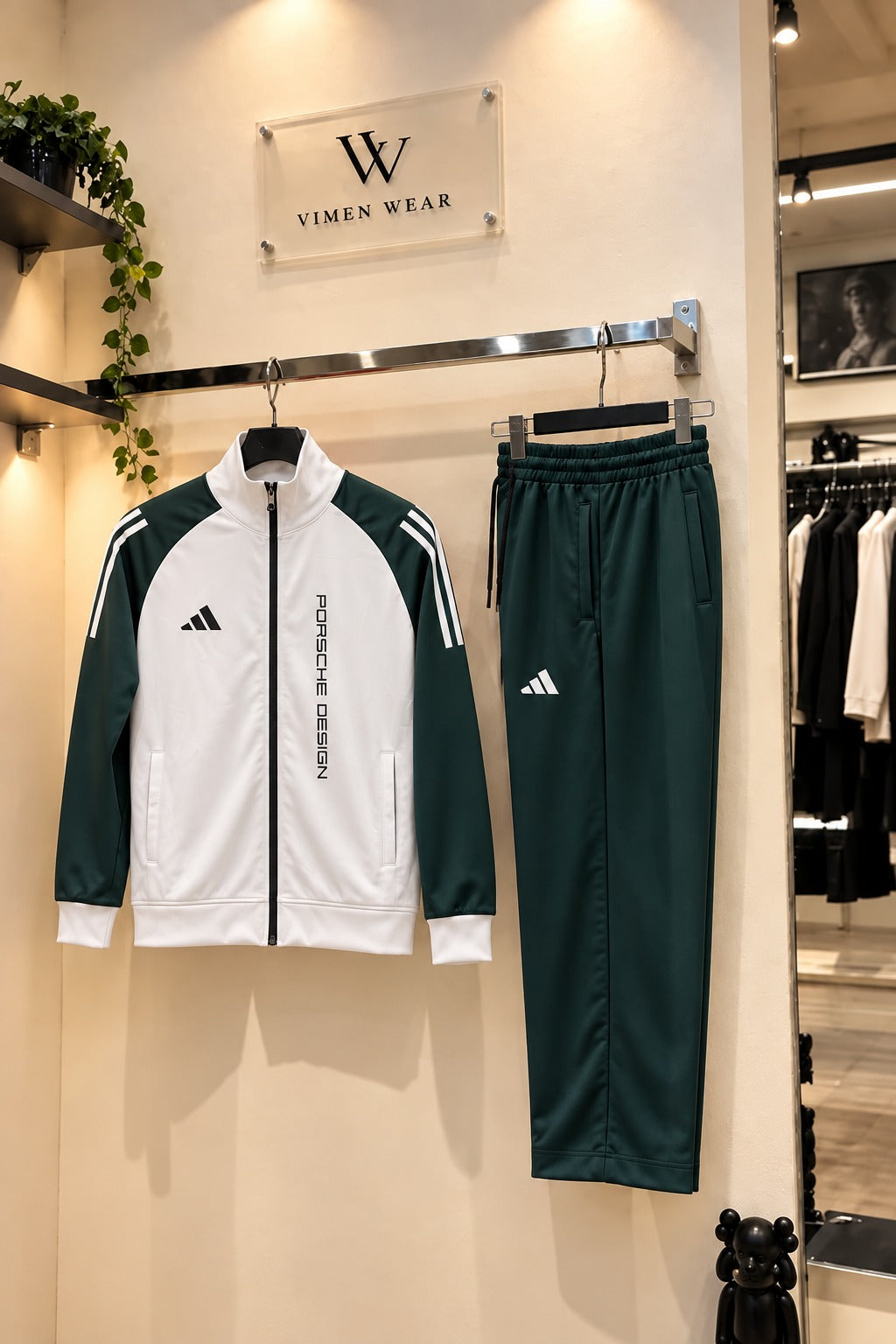 Adidas Yeşil Beyaz İthal Eşofman Takımı