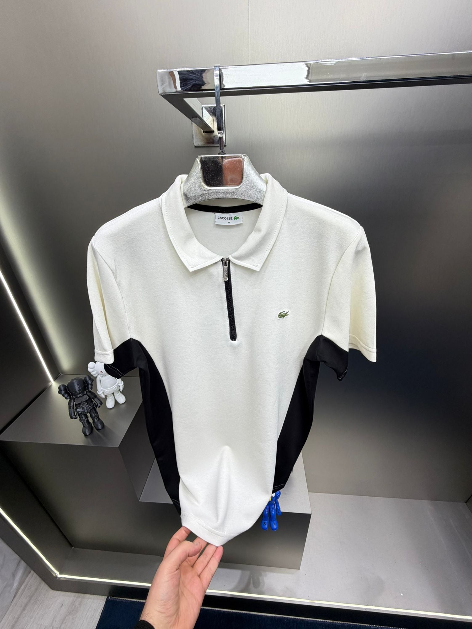 Lacoste Beyaz İthal Şortlu Eşofman Takımı