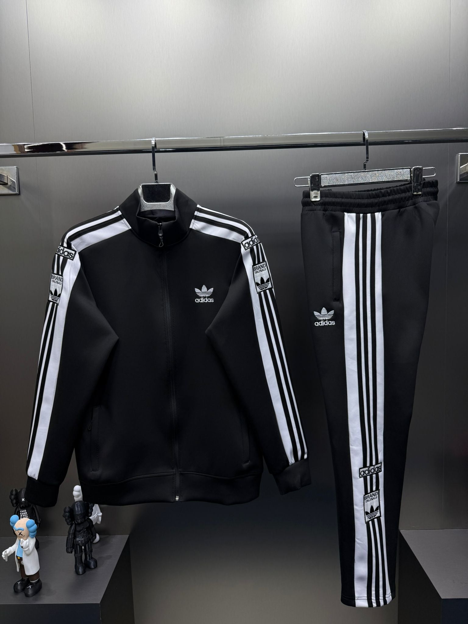 Ad!das Brand Siyah İthal Eşofman Takımı