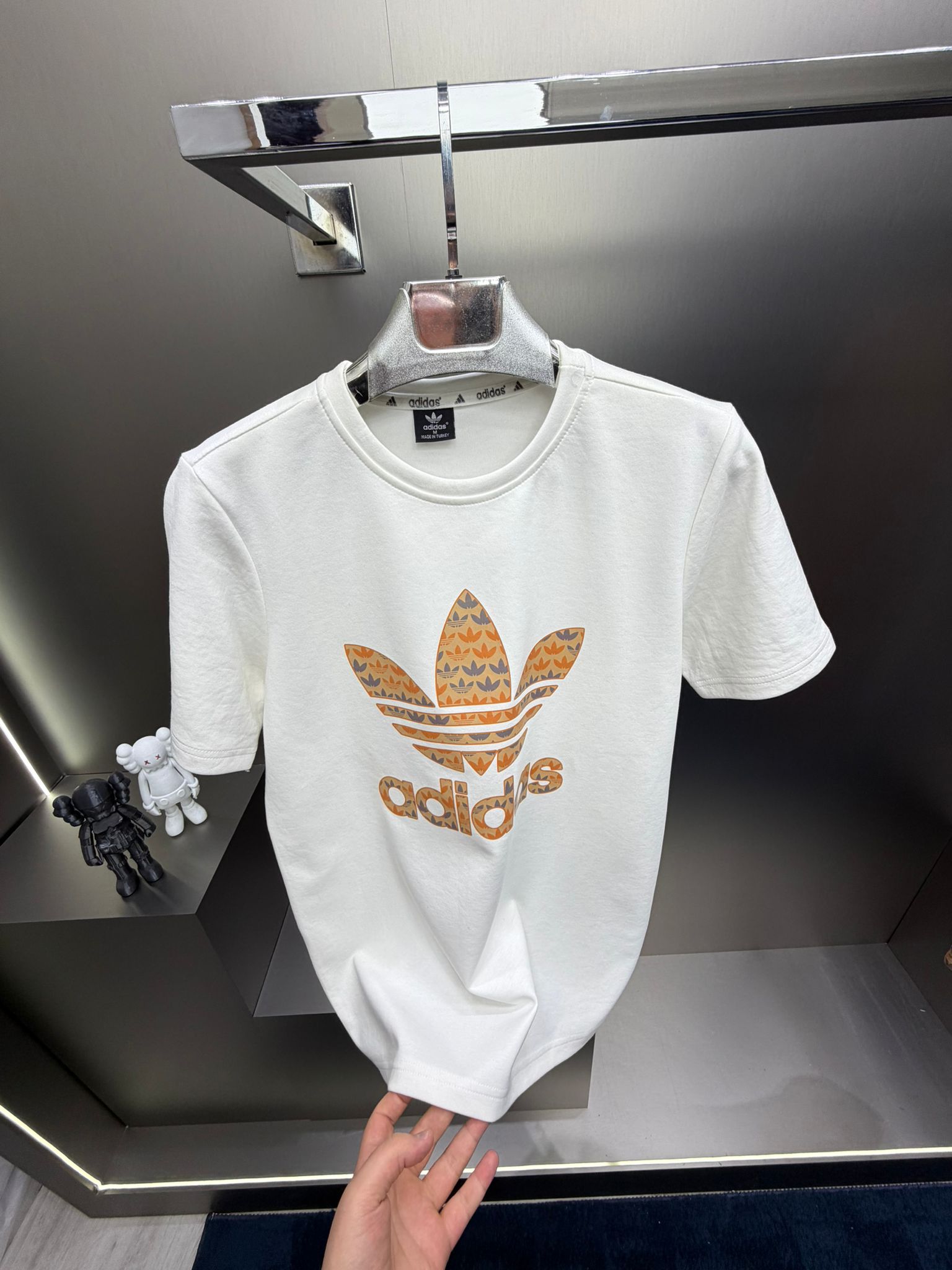 Adidas Beyaz-Gold İthal Yazlık Eşofman Takımı