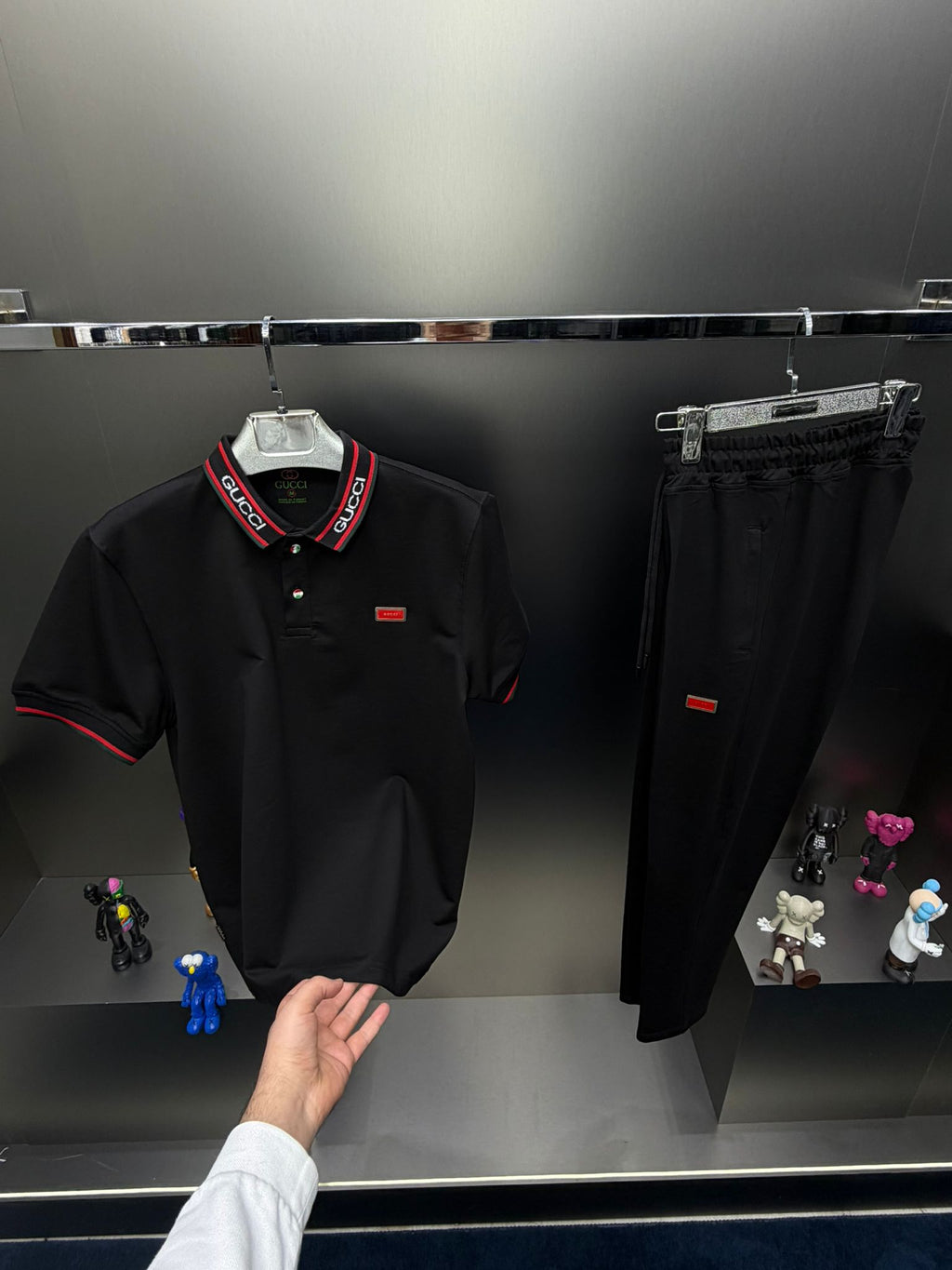 Gucci Siyah İthal Yazlık Eşofman Takımı