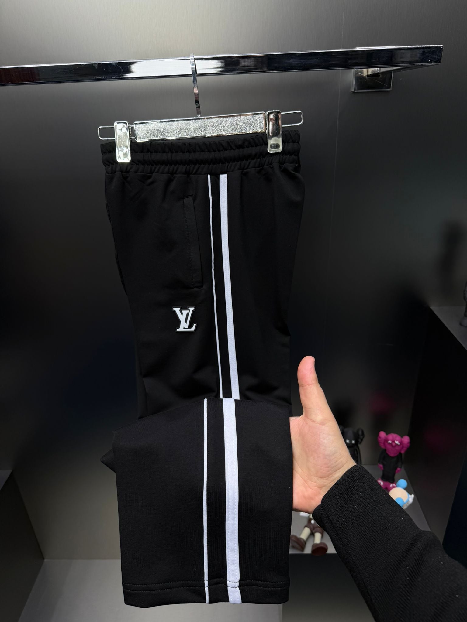 Louis Vuitton Siyah İthal Yazlık Eşofman Takımı