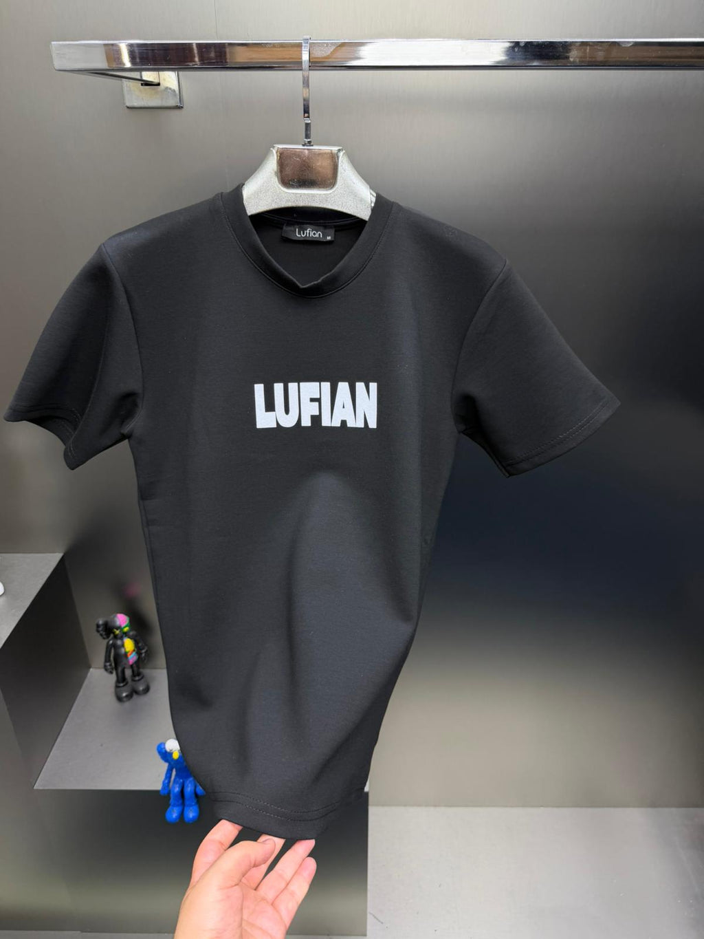 Lufian Siyah İthal Şortlu Eşofman Takımı