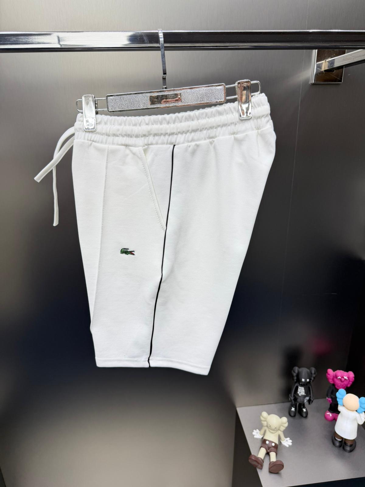 Lacoste Beyaz İthal Şortlu Eşofman Takımı