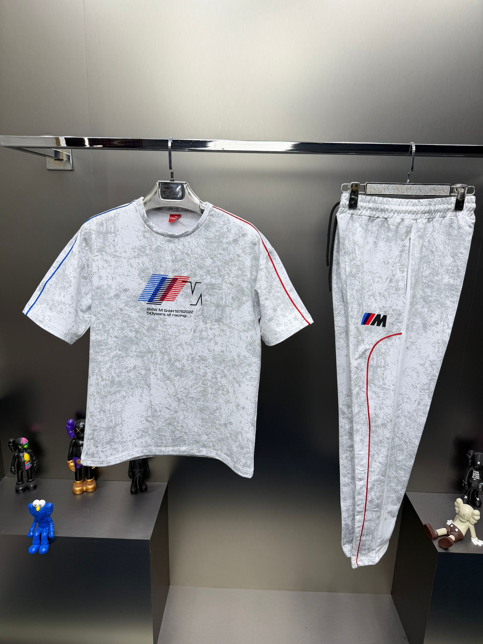 Puma BMW Beyaz İthal Yazlık Eşofman Takımı