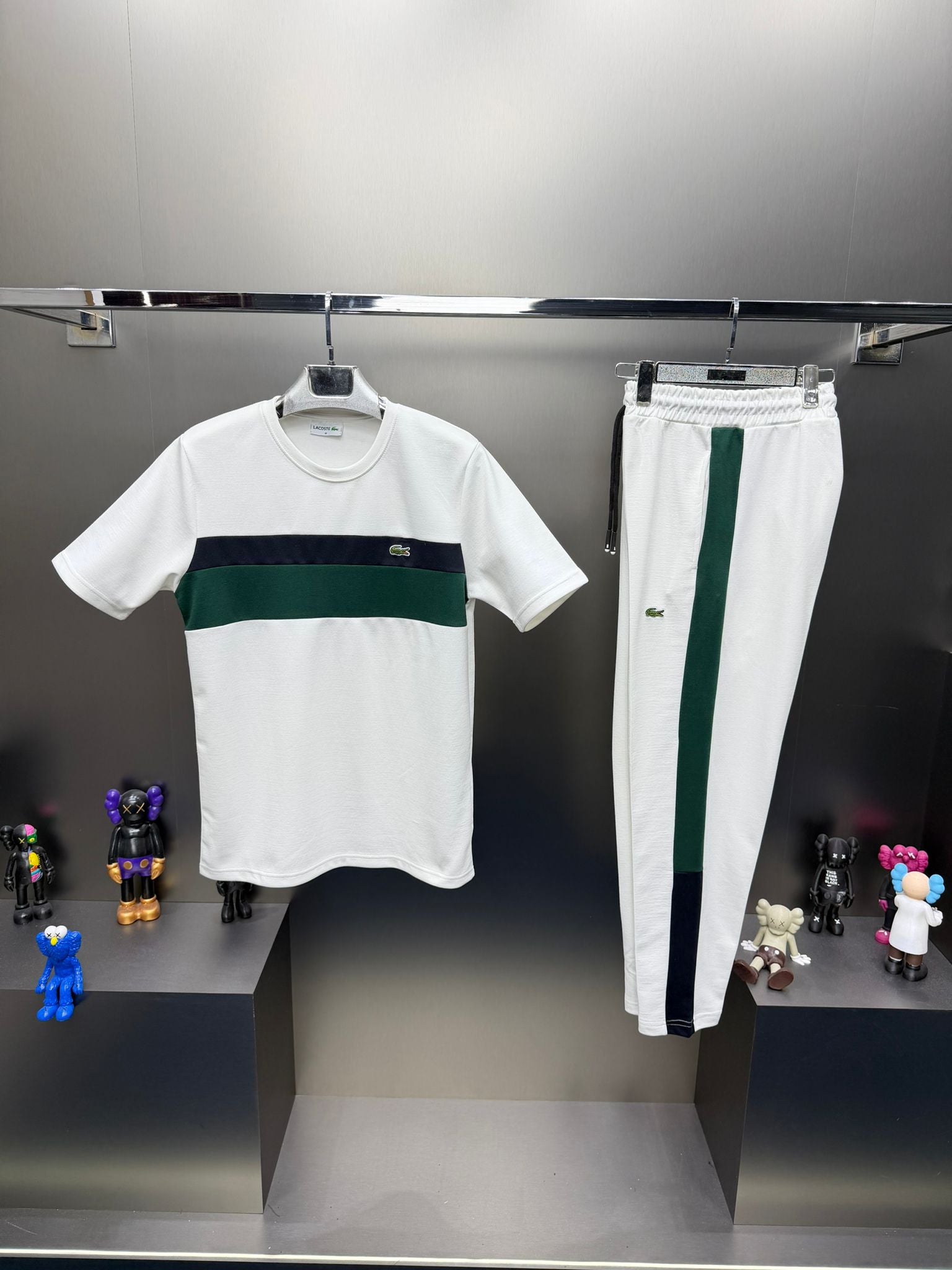 Lacoste Beyaz İthal Yazlık Eşofman Takımı