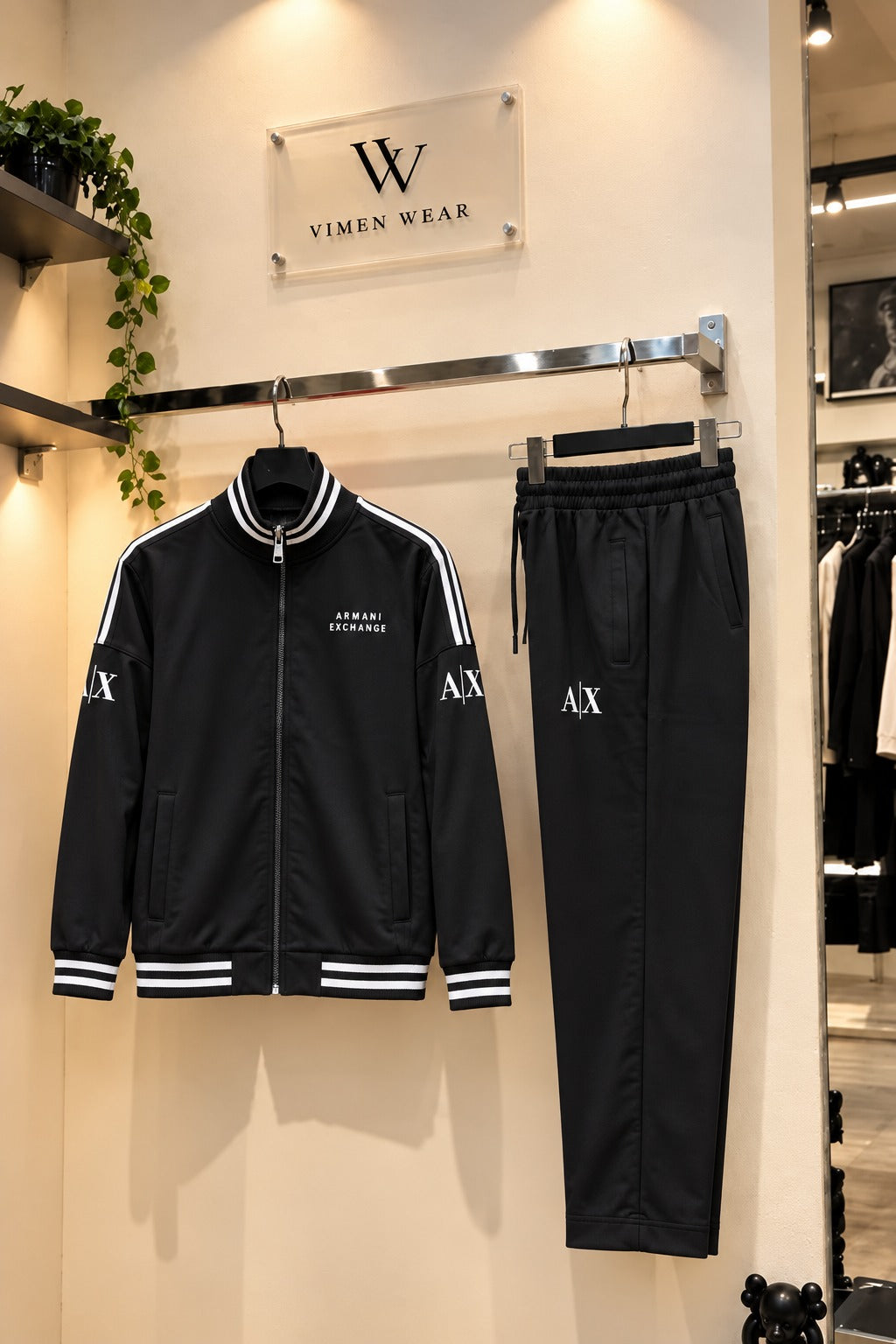 Emporio Armani AX Siyah İthal Eşofman Takım