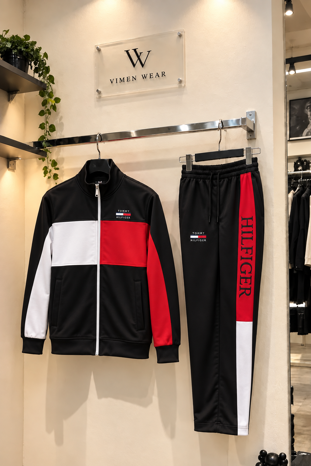 Tommy Hilfiger Siyah İthal Eşofman Takım