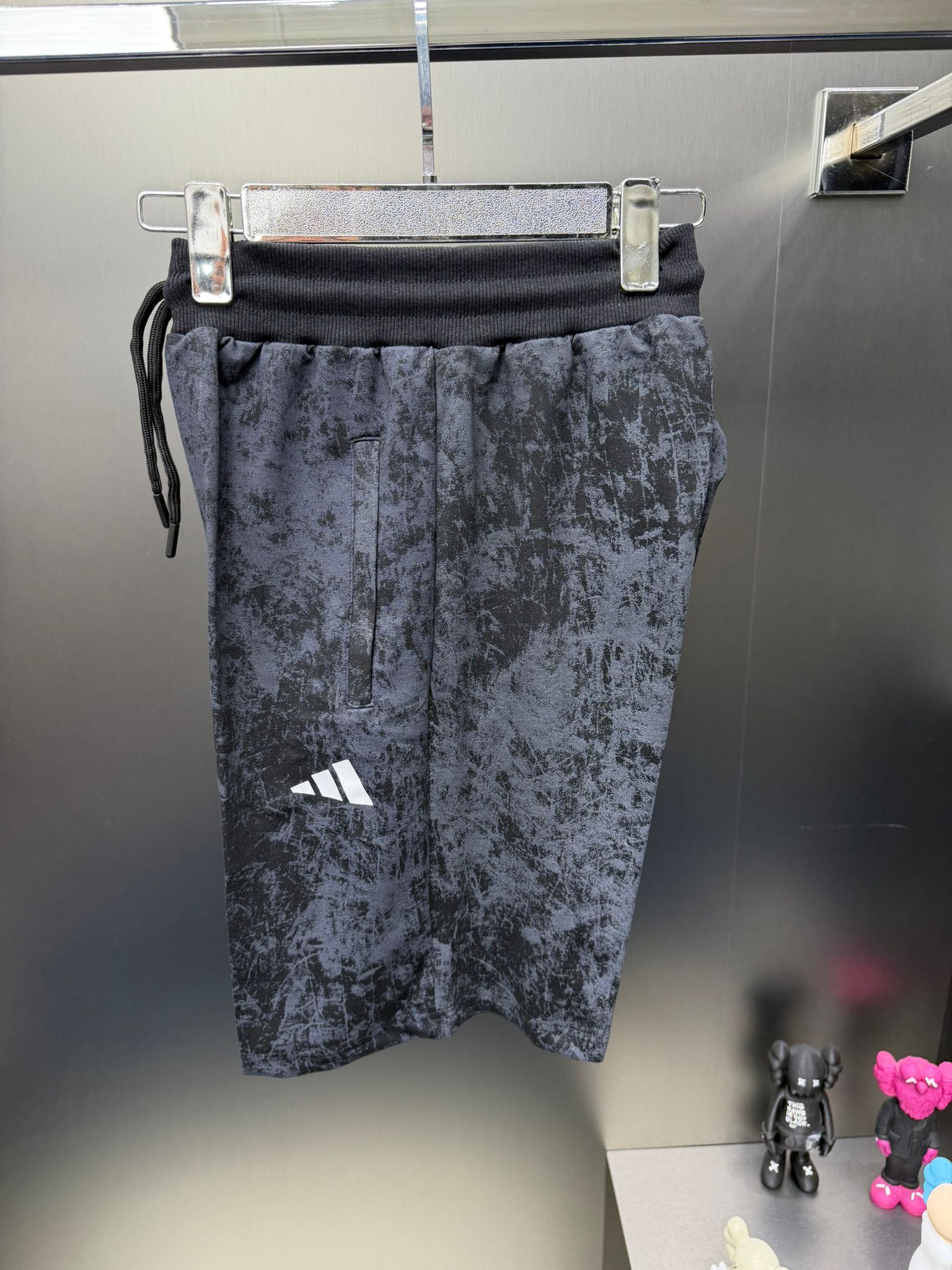Adidas Gri İthal Şortlu Eşofman Takımı