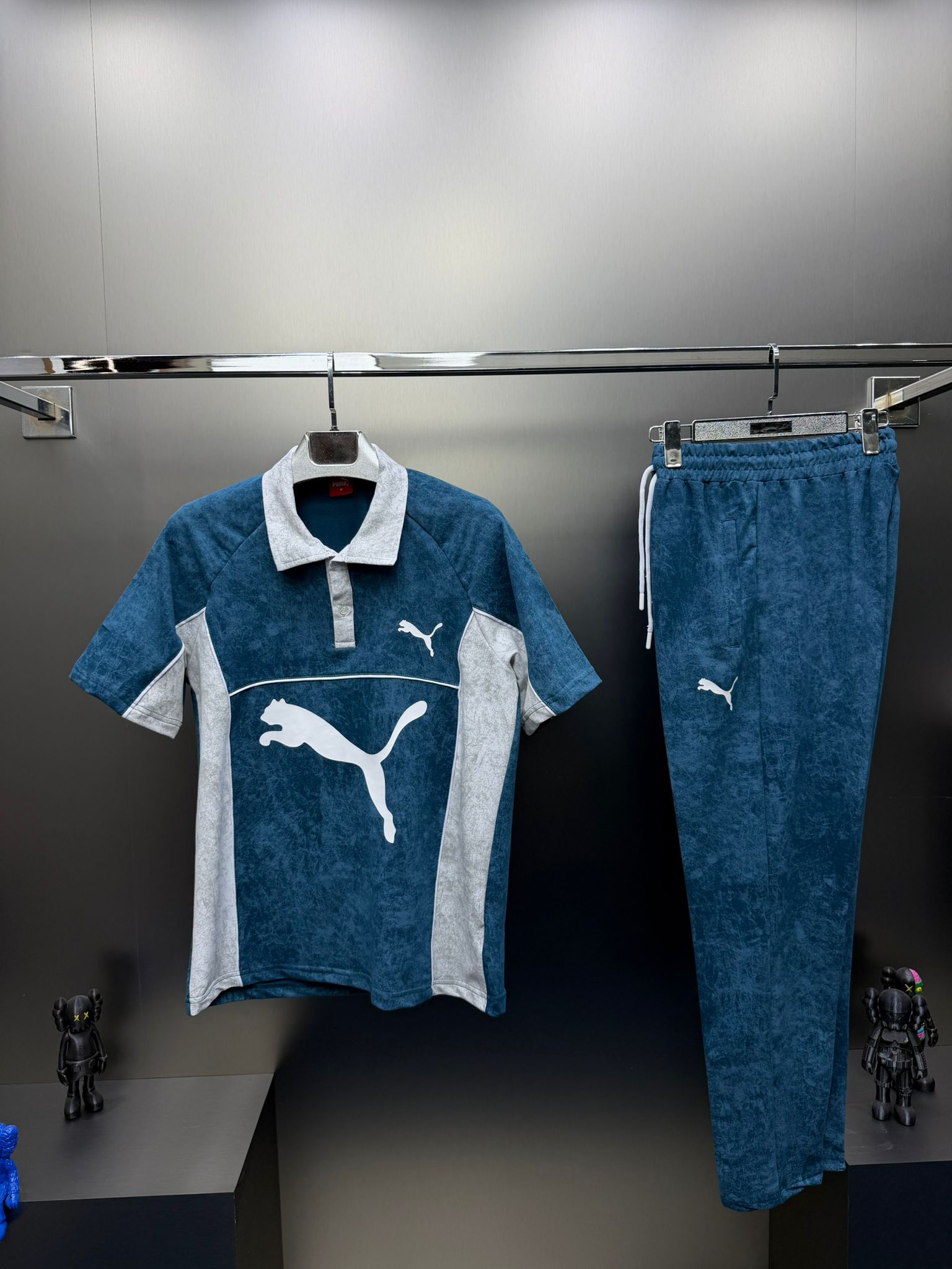 Puma Lacivert İthal Yazlık Eşofman Takımı