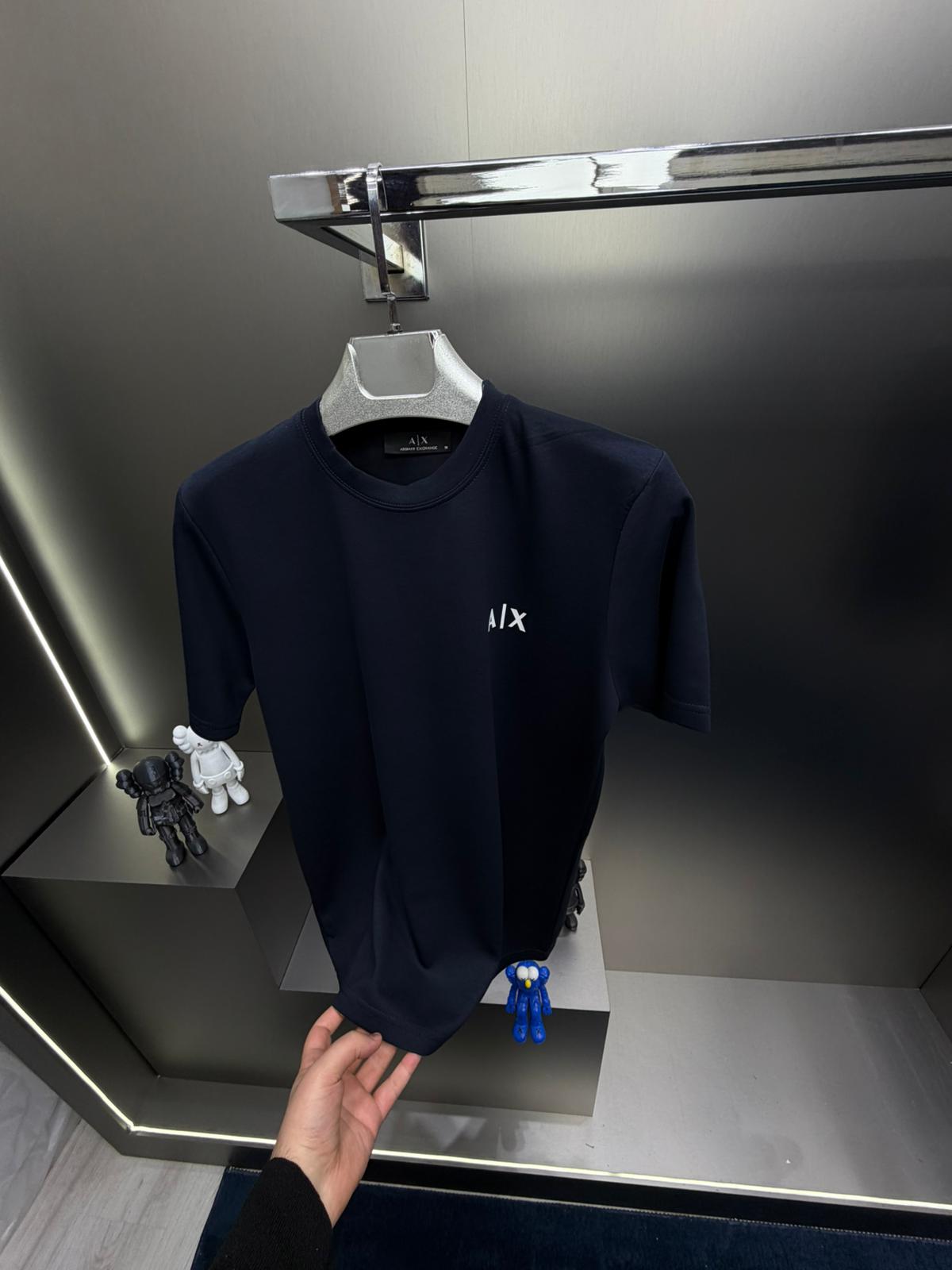 Armani Exchange Lacivert İthal Şortlu Eşofman Takımı