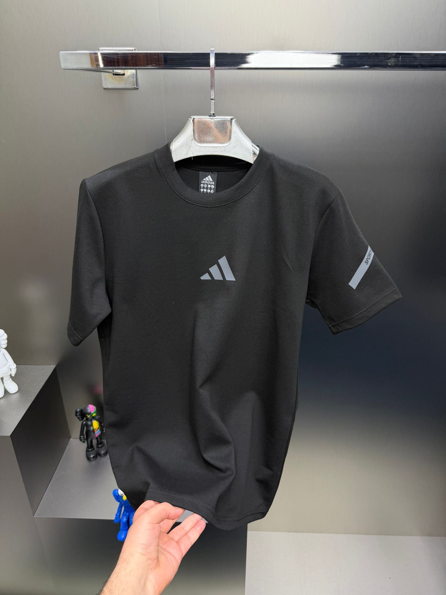 Adidas Siyah İthal Şortlu Eşofman Takımı