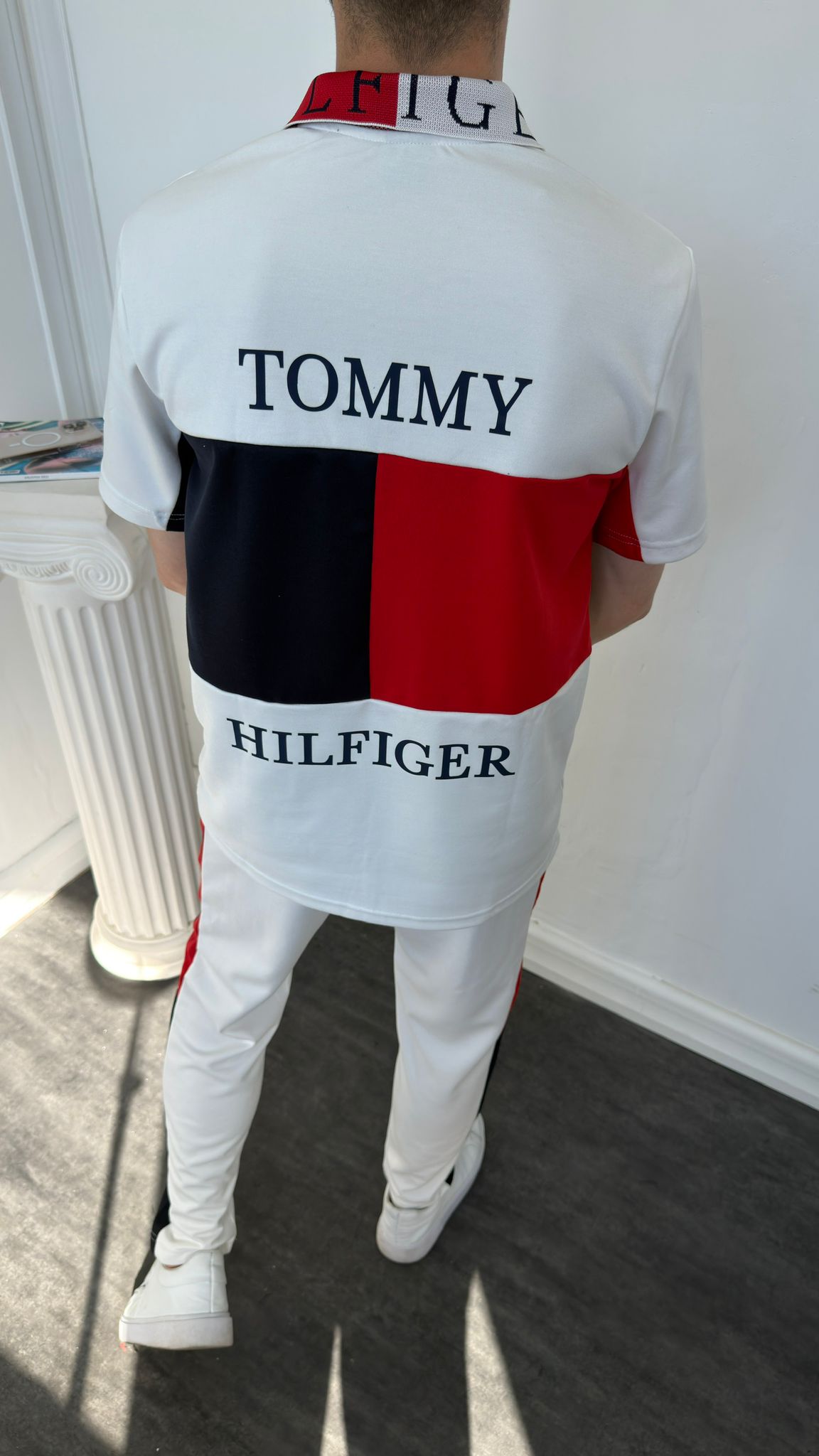 Tommy Hilfiger Beyaz İthal Yazlık Eşofman Takımı