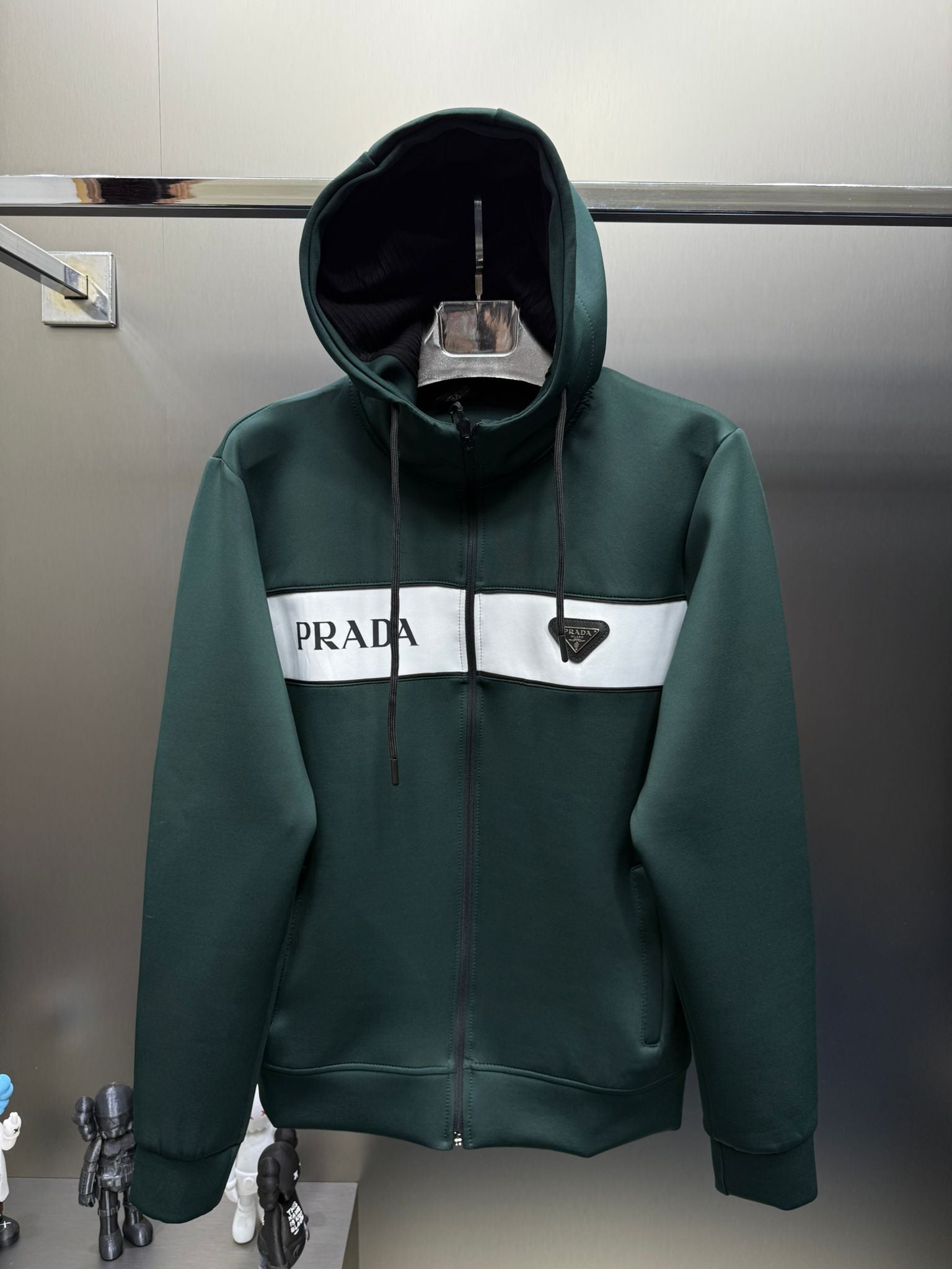 Pr!da Koyu Yeşil Scuba İthal Eşofman Takım