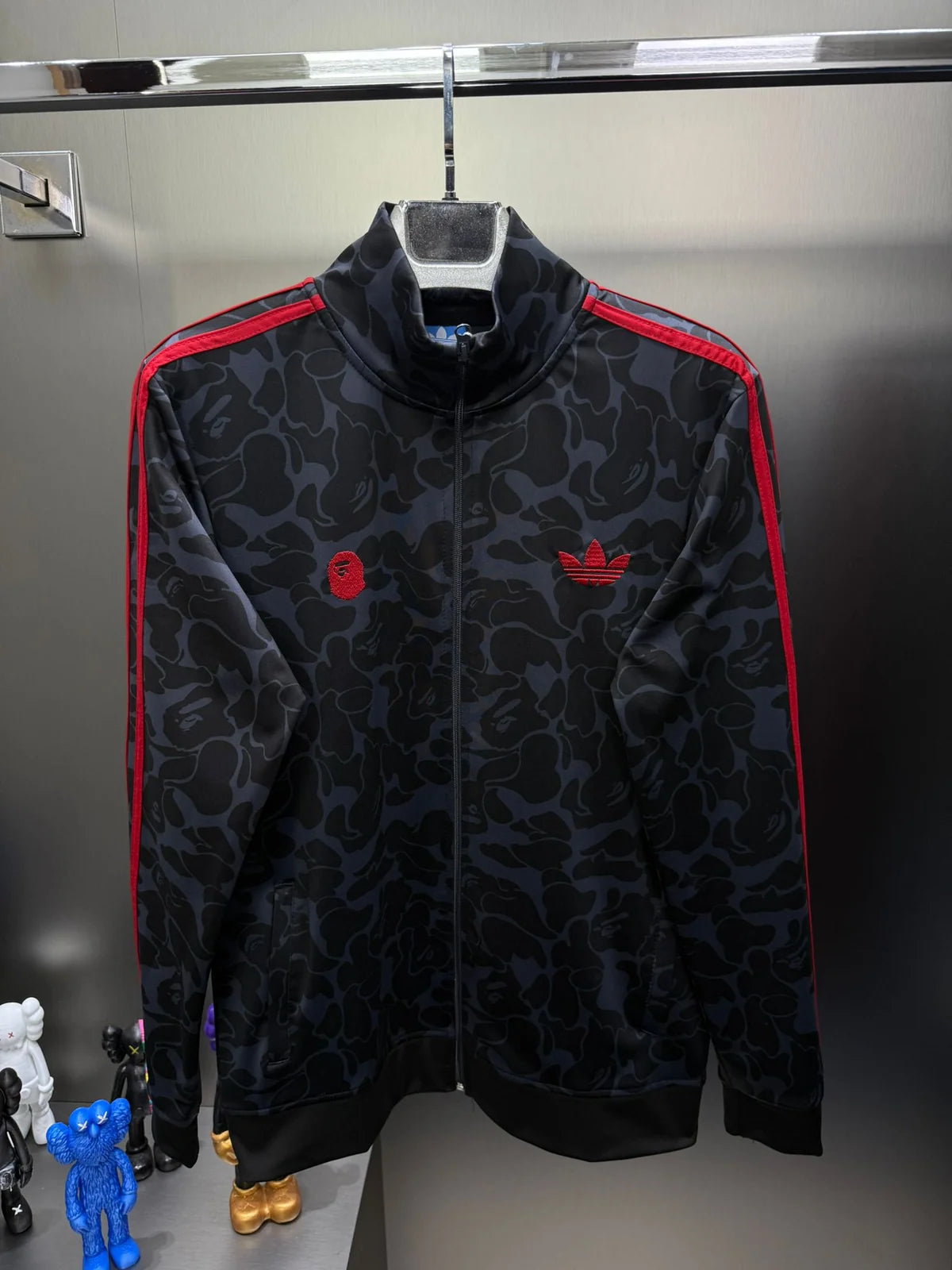 Adidas Siyah Kırmızı İthal Eşofman Takım