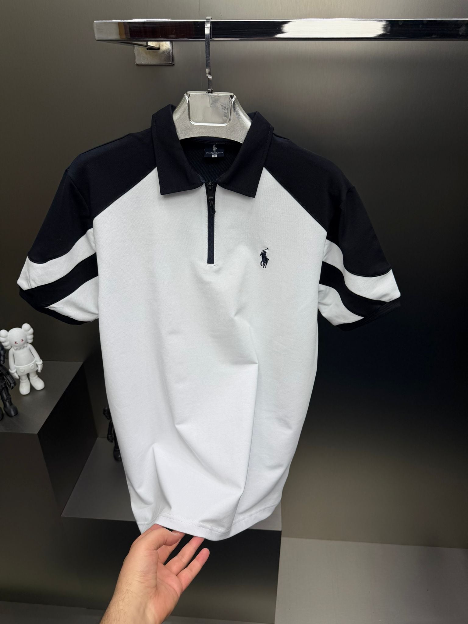 Polo Lacivert Beyaz İthal Yazlık Eşofman Takımı