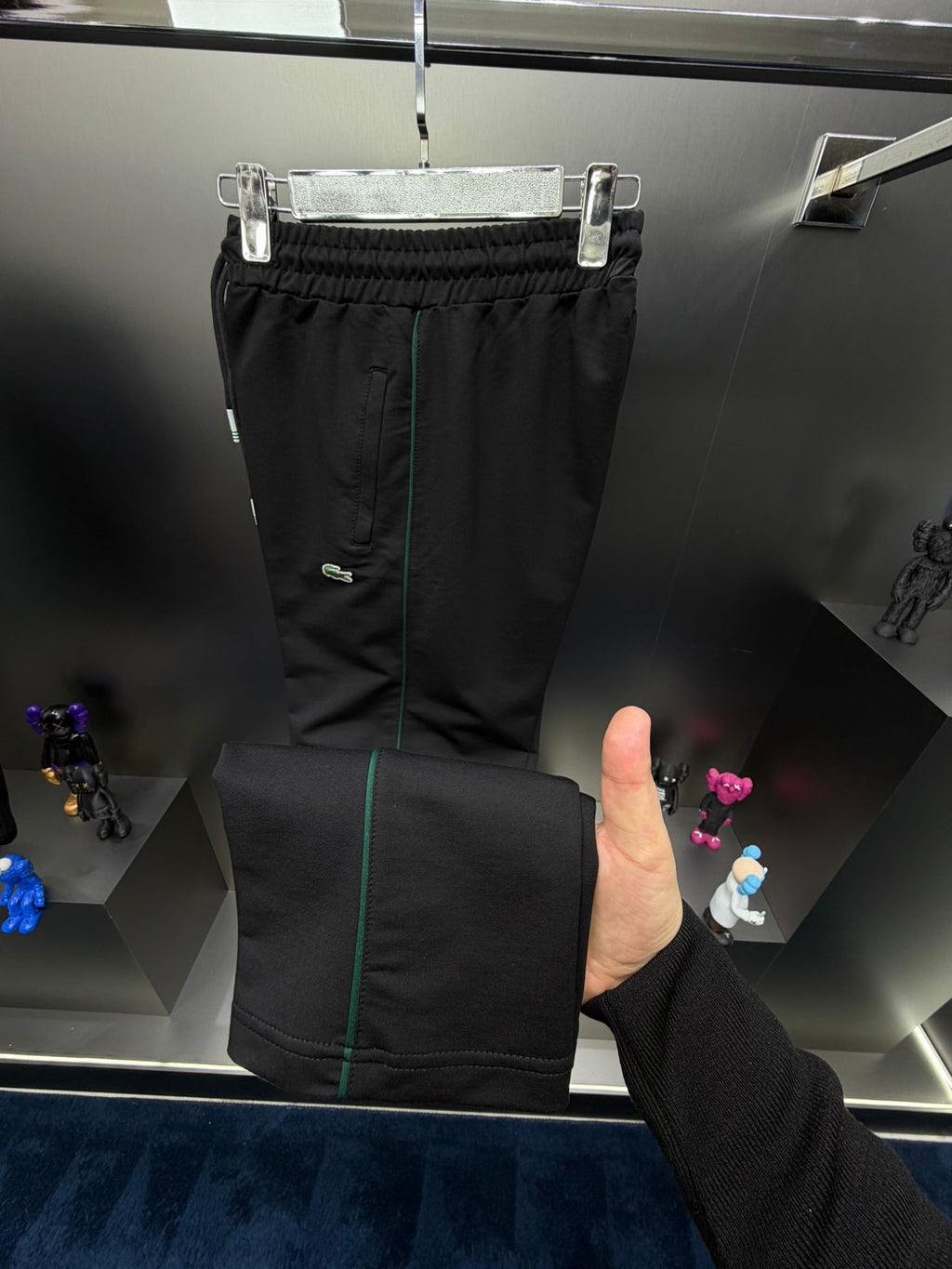 Lacoste Siyah İthal Yazlık Eşofman Takımı