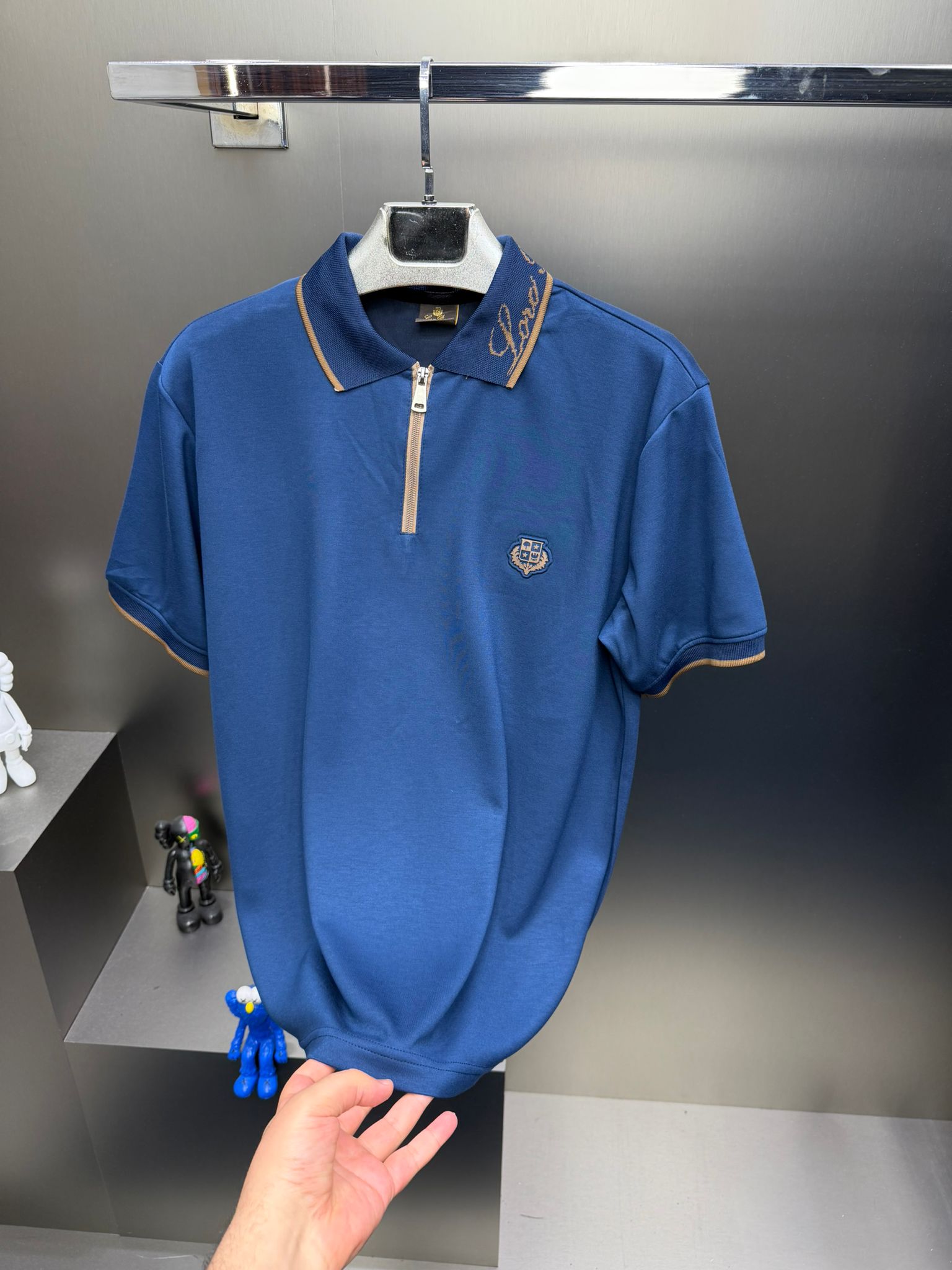 Loro Piana Lacivert Renk İthal Yazlık Eşofman Takımı