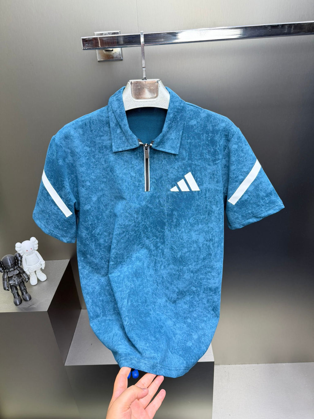 Adidas Mavi İthal Yazlık Eşofman Takımı