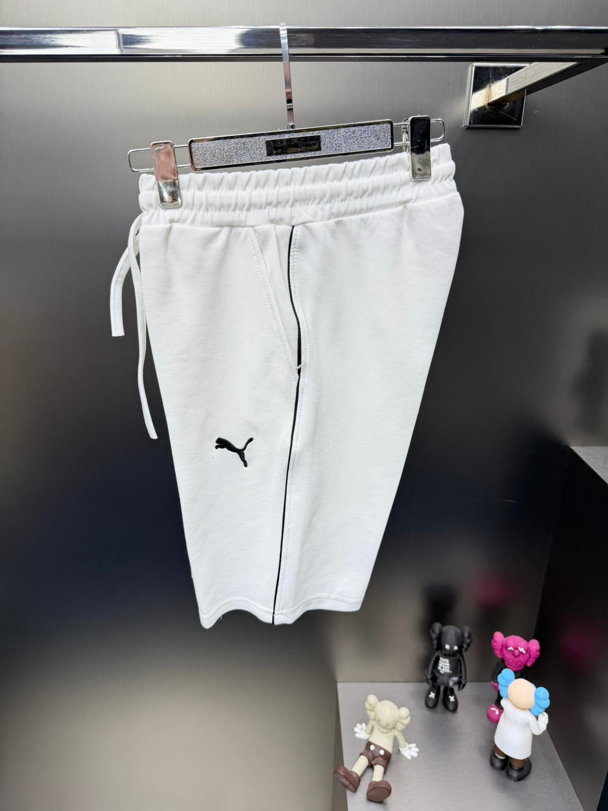 Puma Beyaz İthal Şortlu Eşofman Takımı