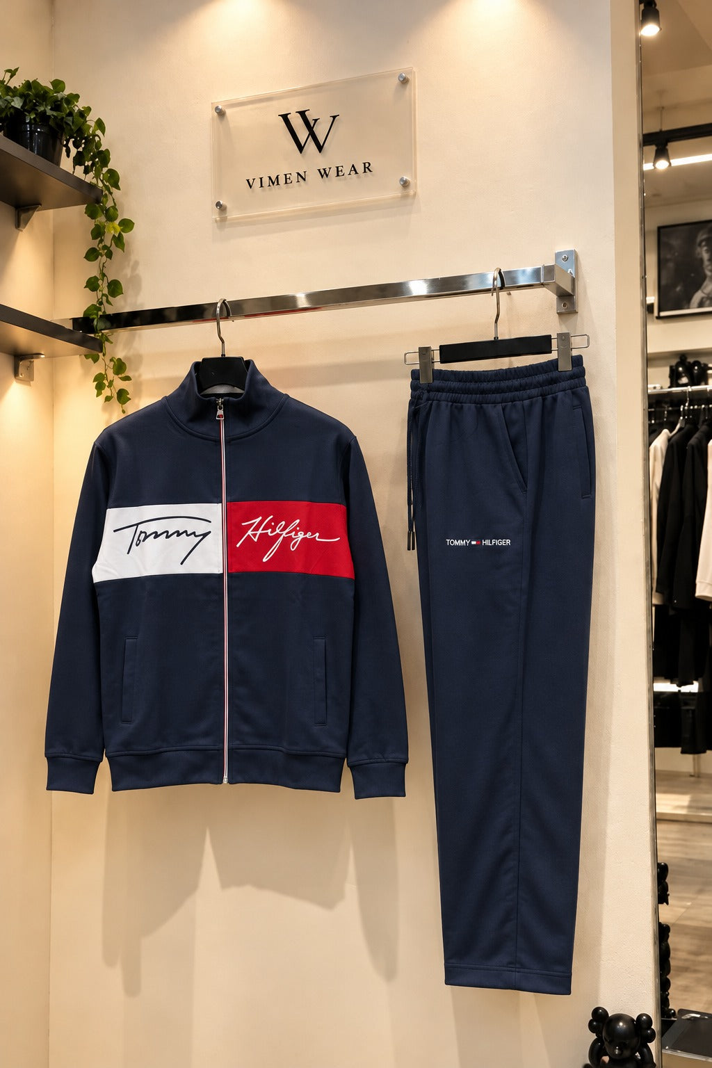 Tommy Hilfiger Lacivert İthal Eşofman Takım