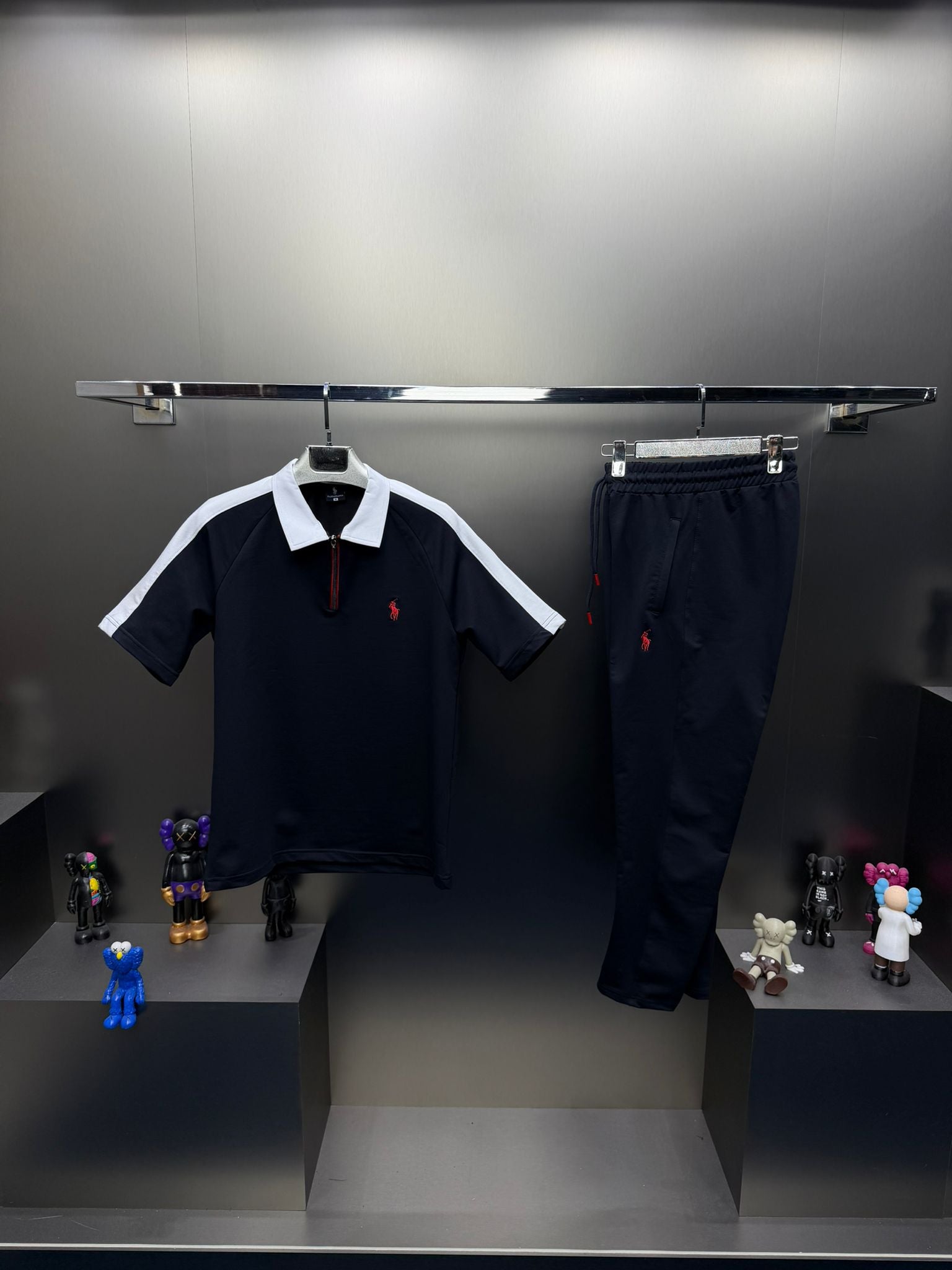 Polo Lacivert İthal Yazlık Eşofman Takımı