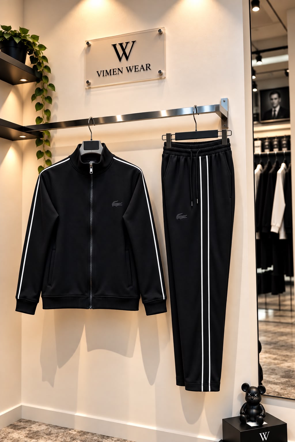 Lacoste Beyaz Yeşil Eşofman Takımı