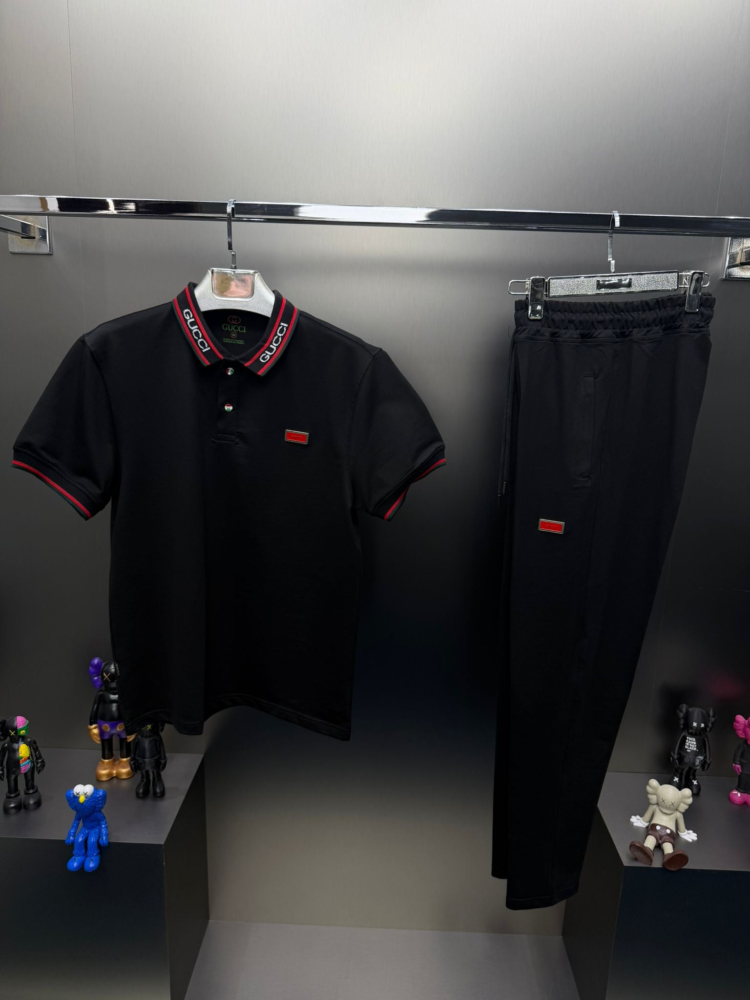 Gucci Siyah İthal Yazlık Eşofman Takımı