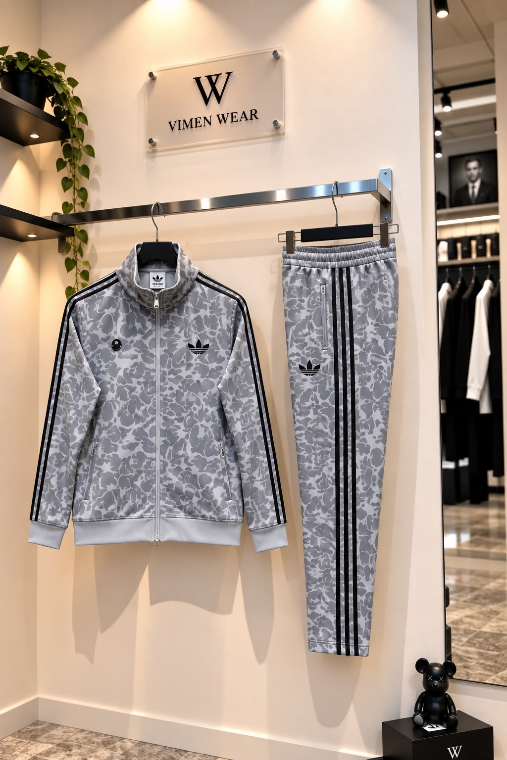 Adidas Füme İthal Eşofman Takımı