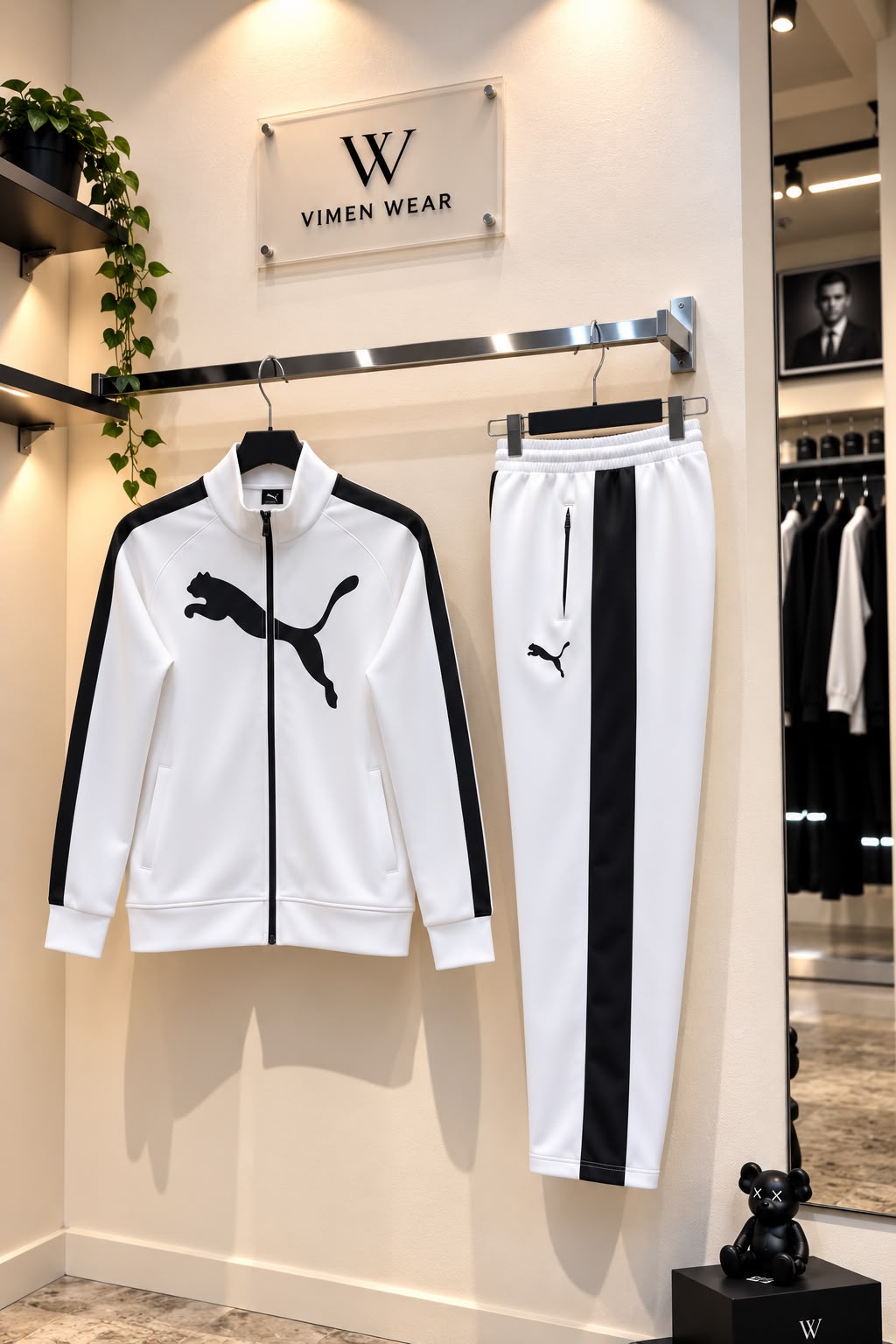 Puma Beyaz İthal Eşofman Takımı