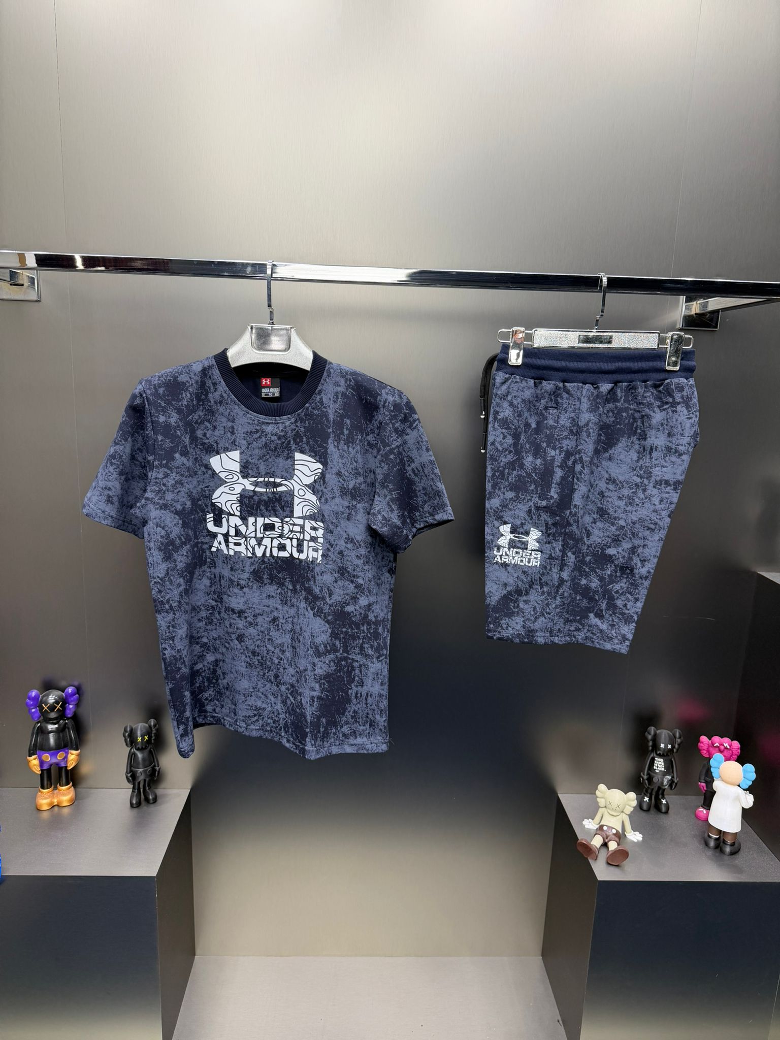 Under Armour Lacivert İthal Şortlu Eşofman Takımı