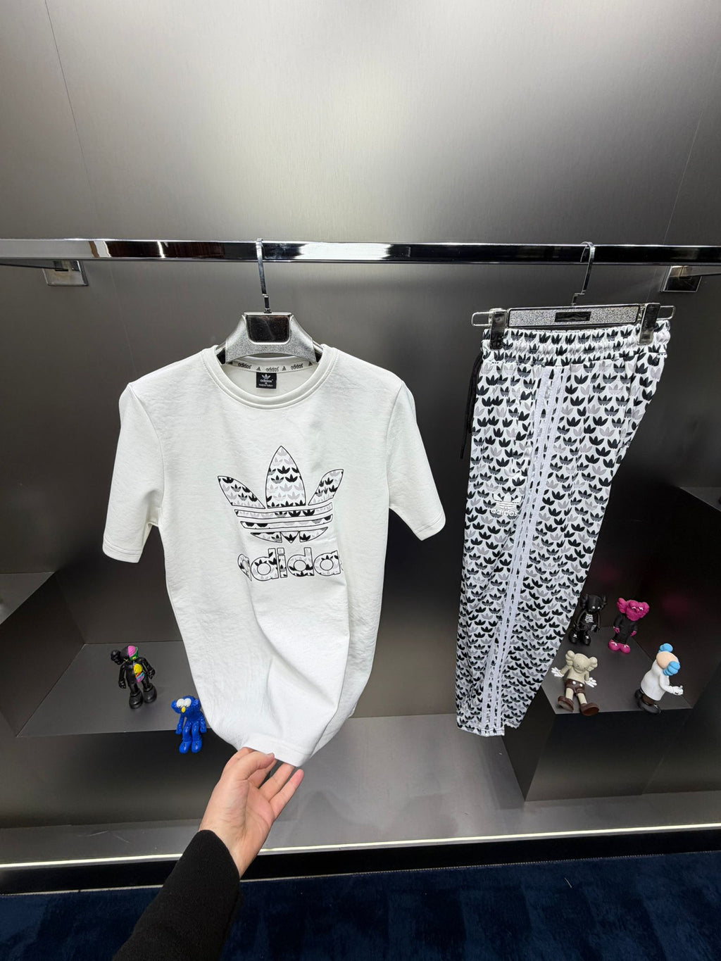 Adidas Beyaz İthal Yazlık Eşofman Takımı