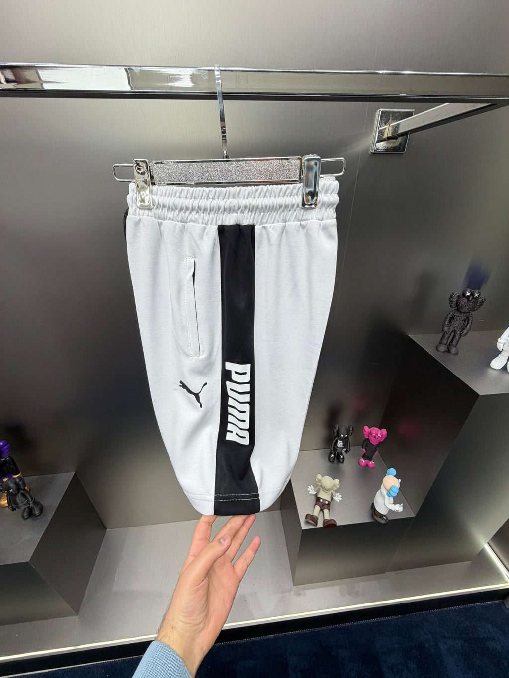Puma  Beyaz İthal Şortlu Eşofman Takımı