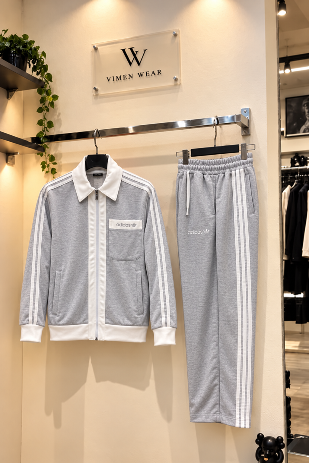 Adidas Gri İthal Eşofman Takımı