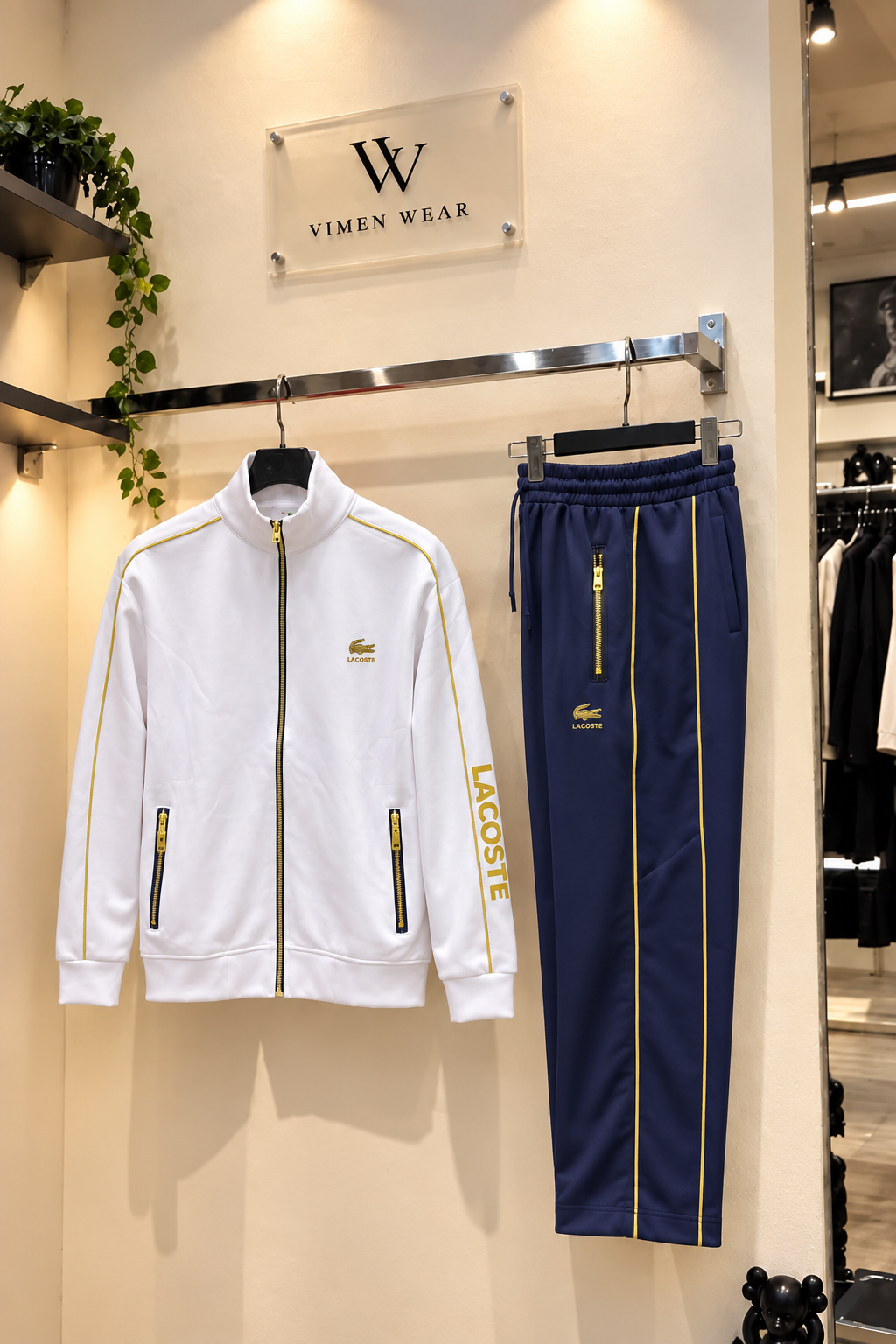 Lacoste Beyaz İthal Eşofman Takımı