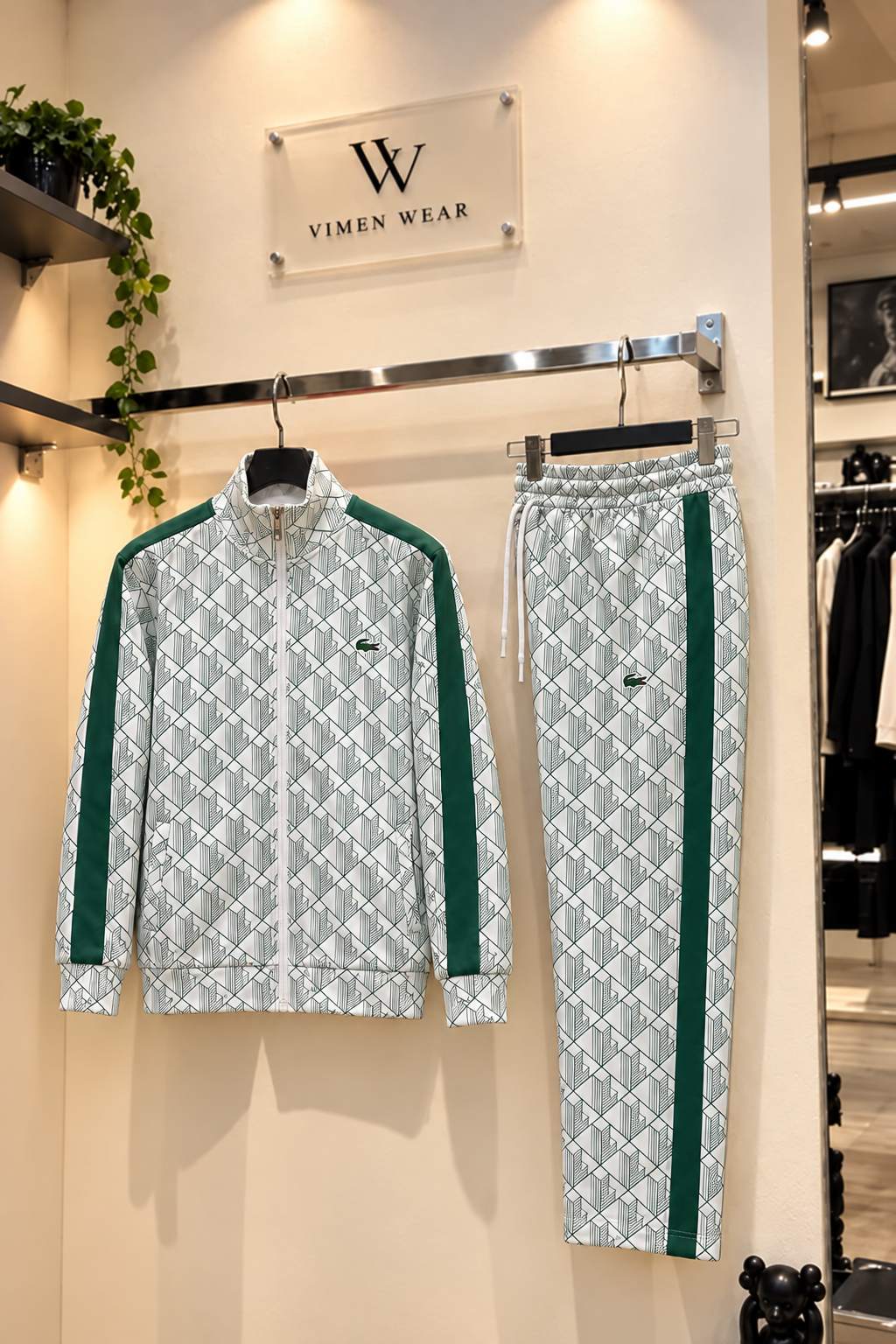 Lacoste Beyaz İthal Eşofman Takımı