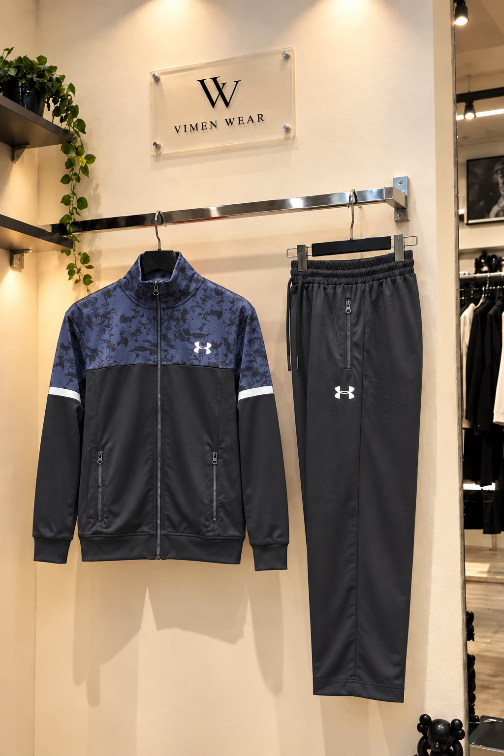 Mavi Siyah Under Armour İthal Eşofman Takımı