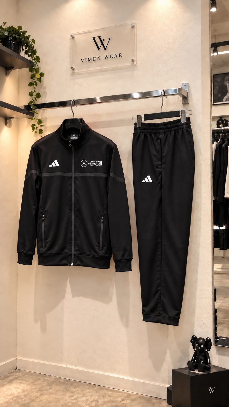 Adidas AMG Siyah İthal Eşofman Takım