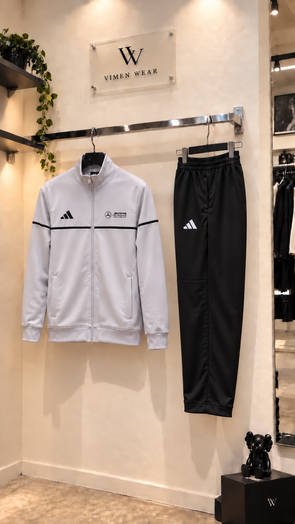 Adidas AMG Beyaz İthal Eşofman Takım