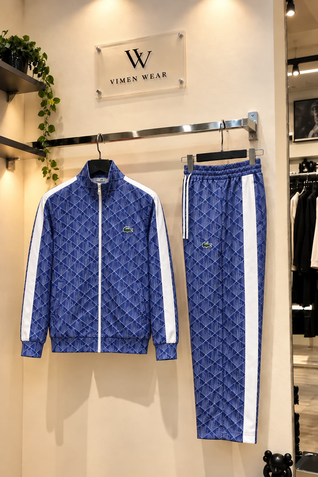 Lacoste Mavi İthal Eşofman Takımı