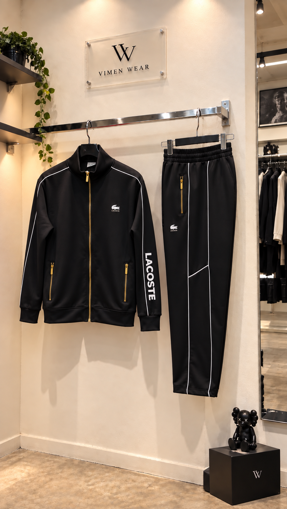 Lacoste Siyah İthal Eşofman Takım