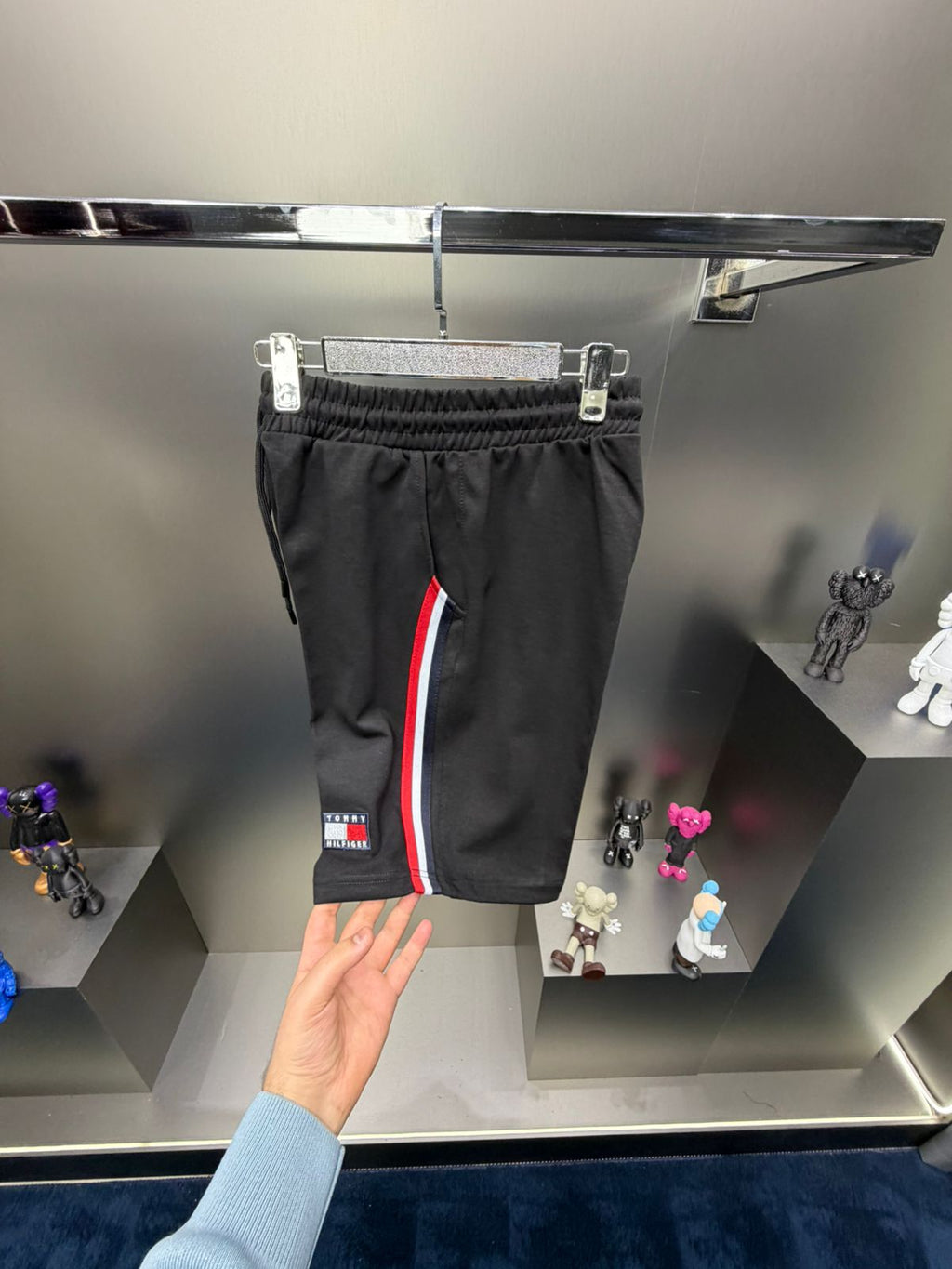 Tommy Hilfiger Beyaz İthal Şortlu Eşofman Takımı