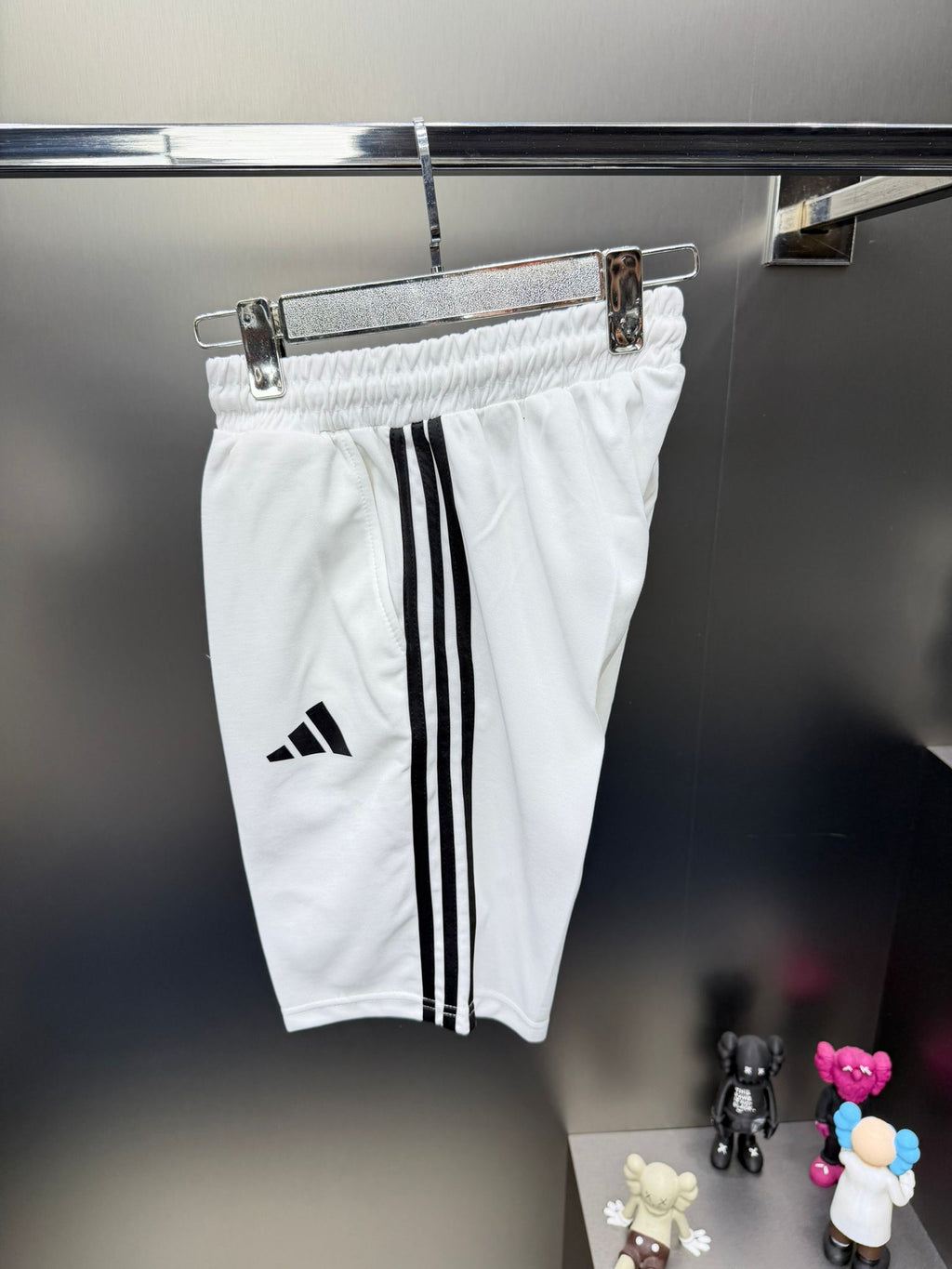 Adidas Beyaz İthal Şortlu Eşofman Takımı
