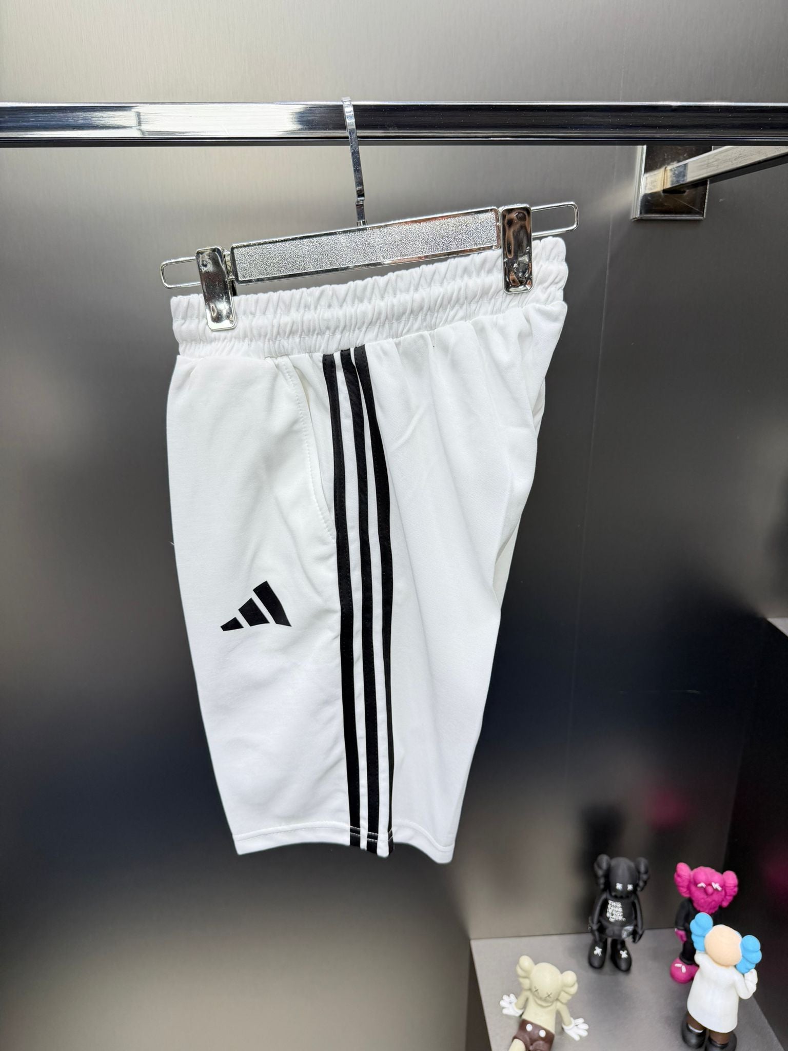 Adidas Beyaz İthal Şortlu Eşofman Takımı