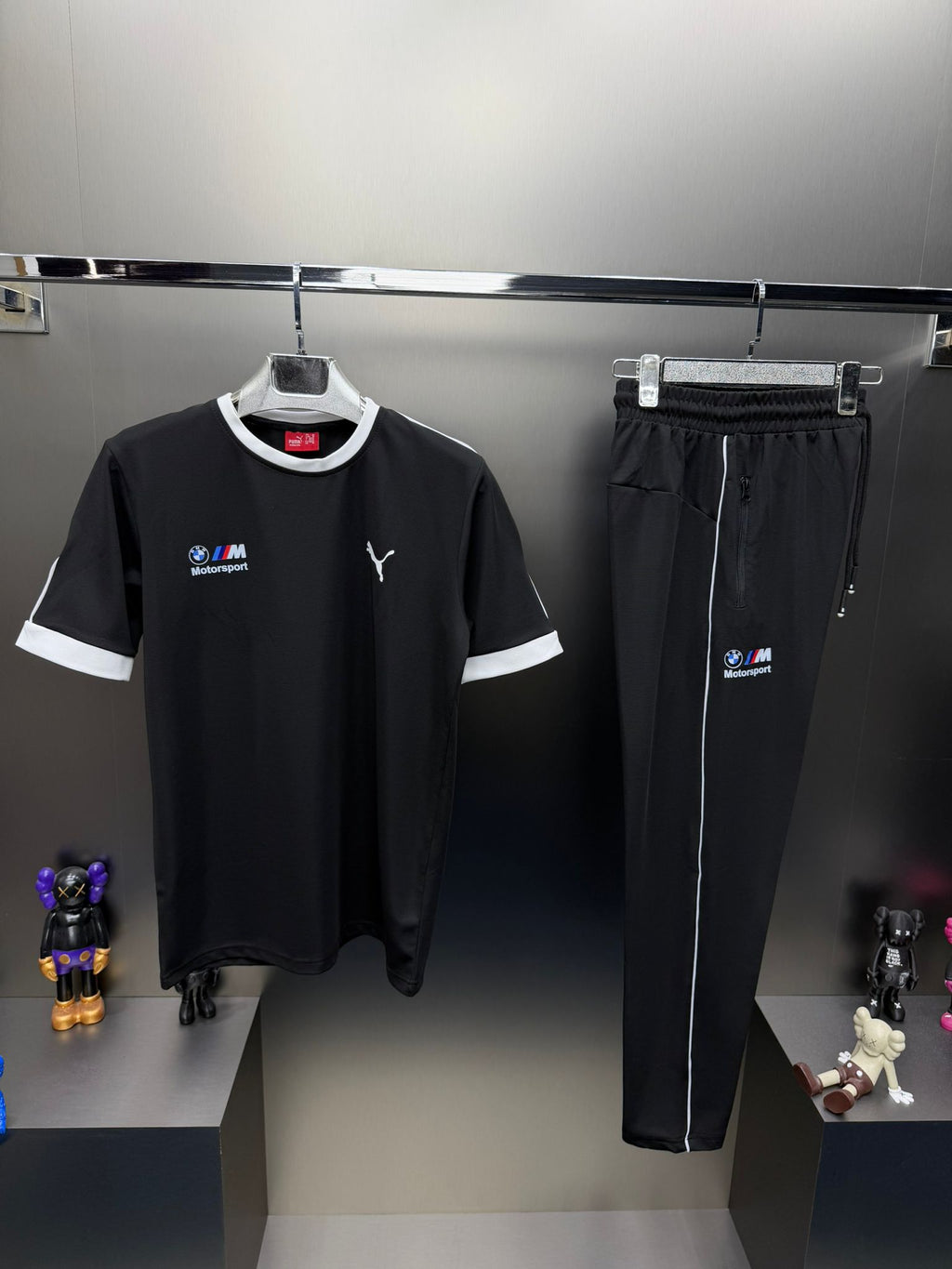 Puma BMW Siyah İthal Yazlık Eşofman Takımı