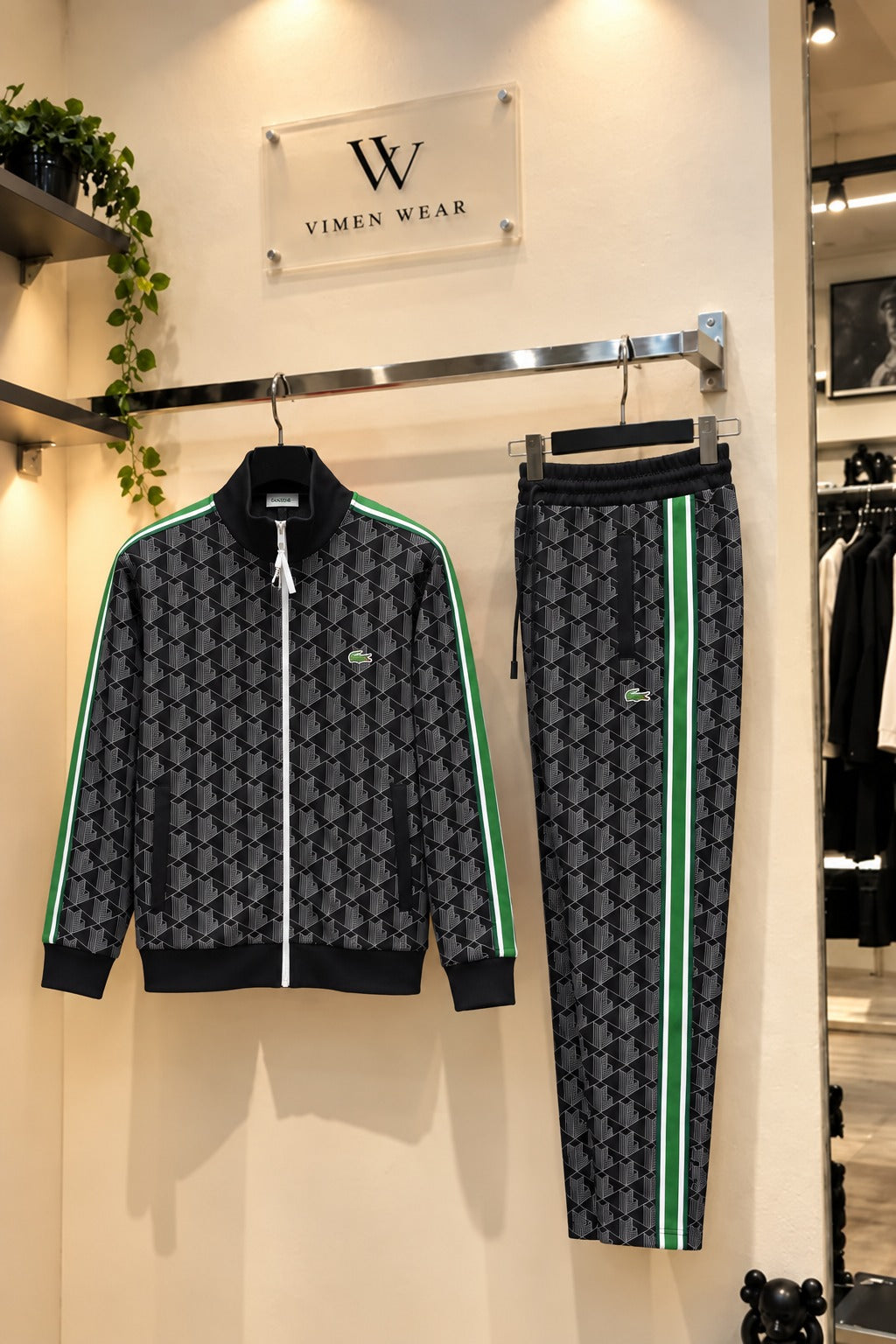 Lacoste Siyah İthal Eşofman Takımı