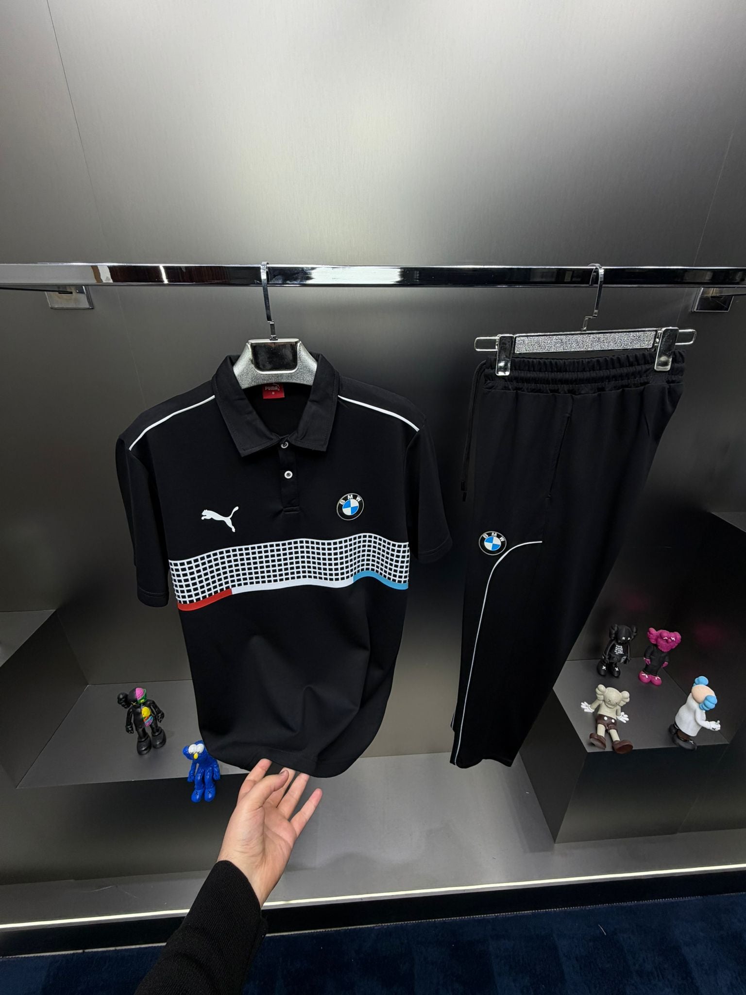 Puma BMW MSport Racing Siyah İthal Yazlık Eşofman Takımı
